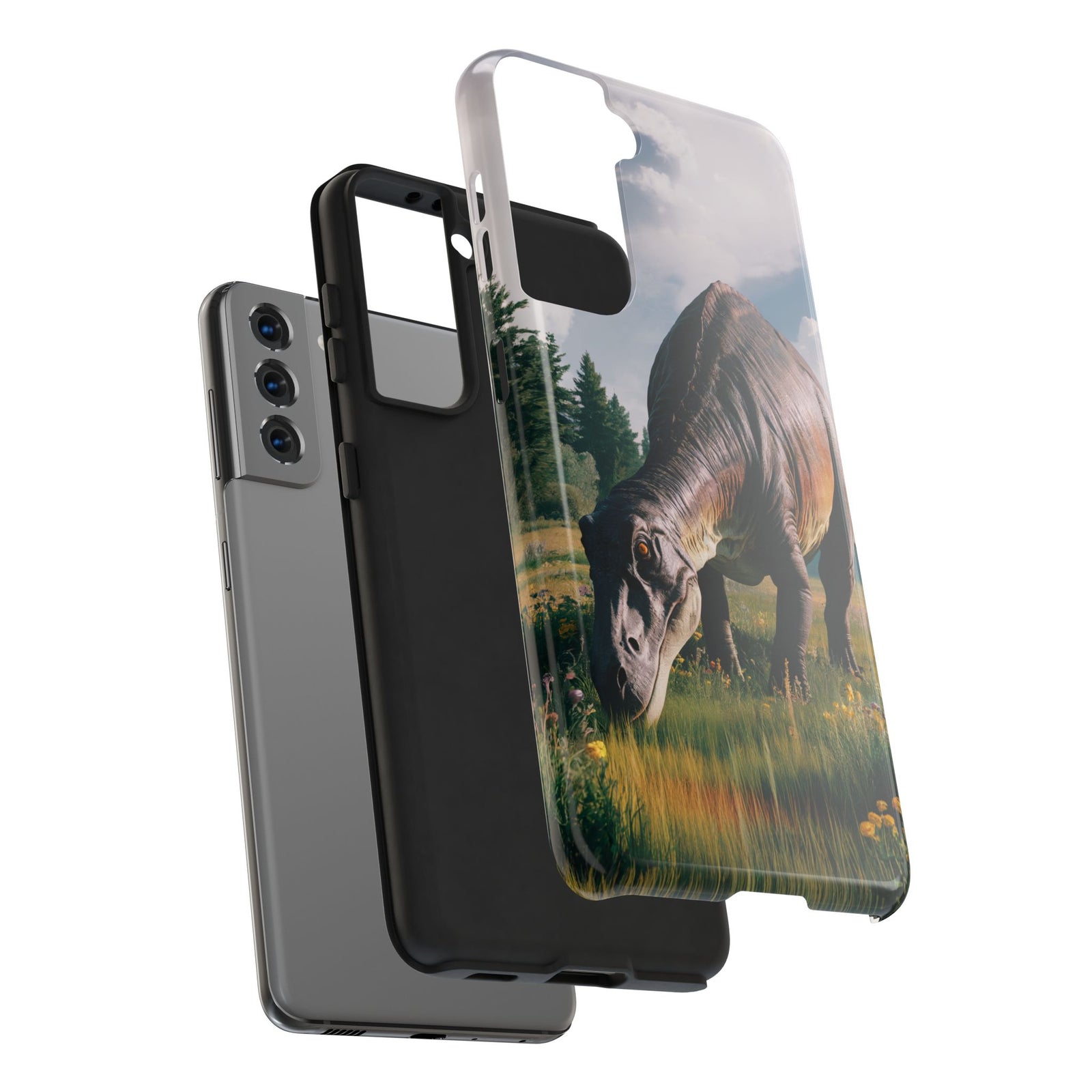 Gentle Giant Grazing - Dinosaur Phone Case