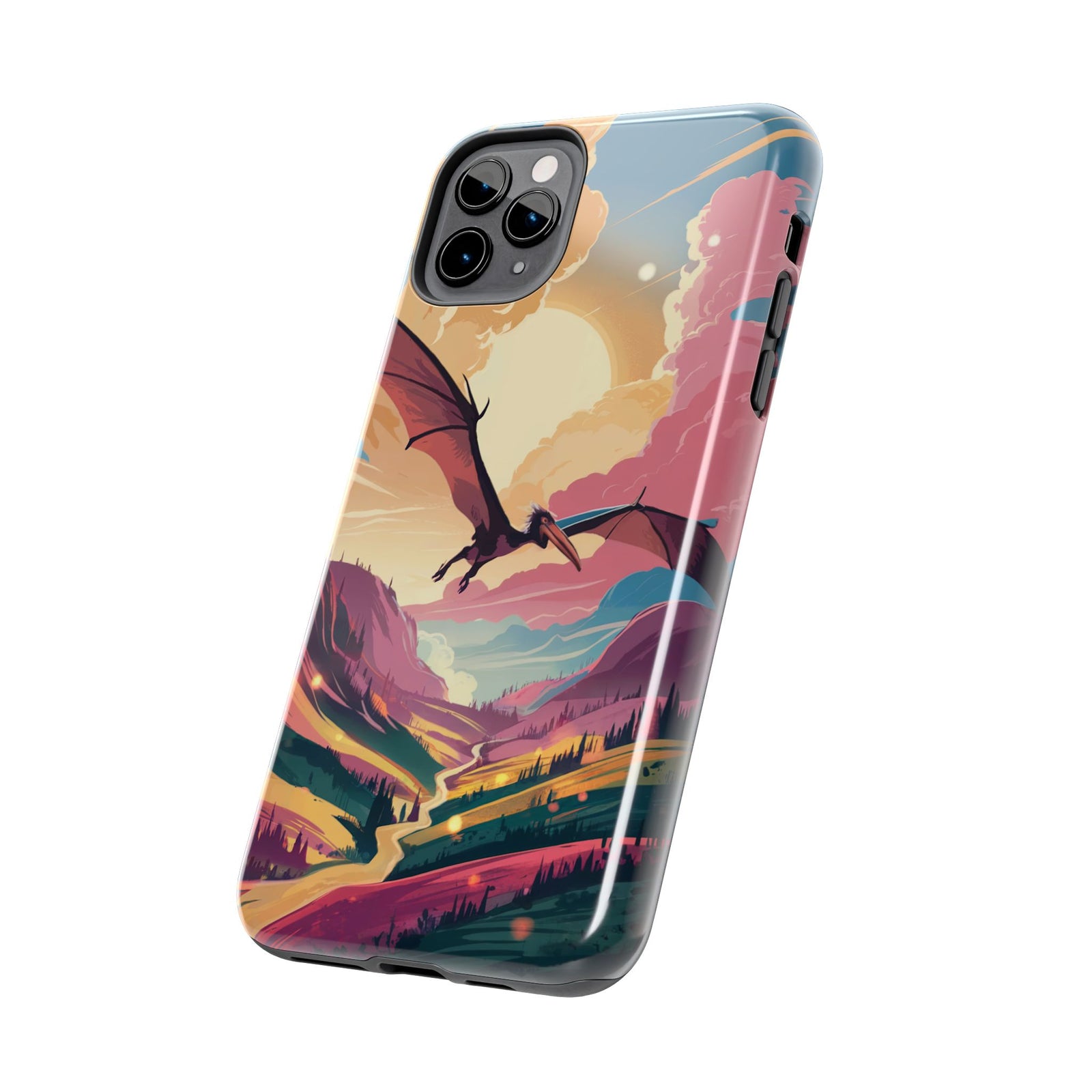 Pteranodon Sky Journey - Dinosaur Phone Case