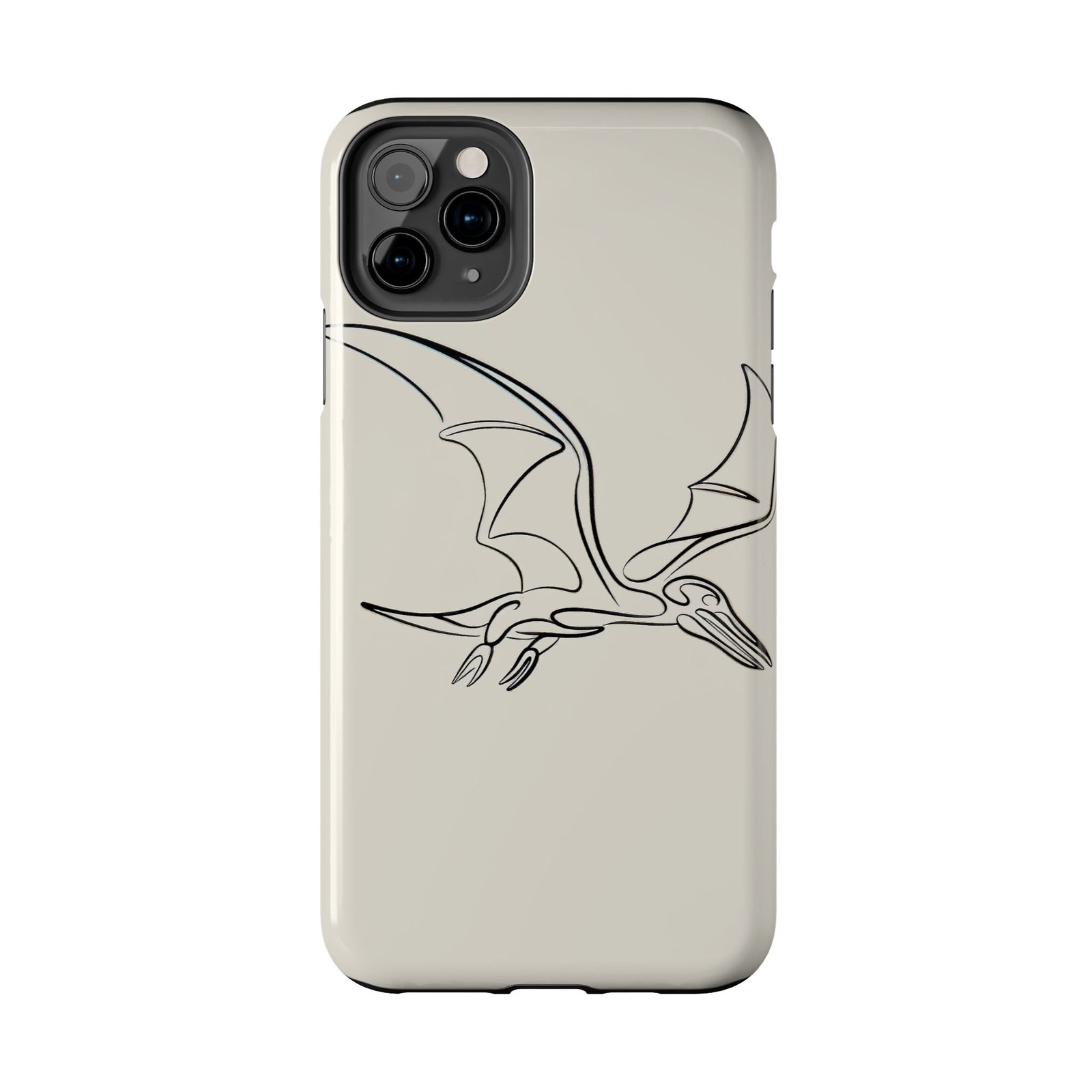 Pterodactyl Glide Art - Dinosaur Phone Case
