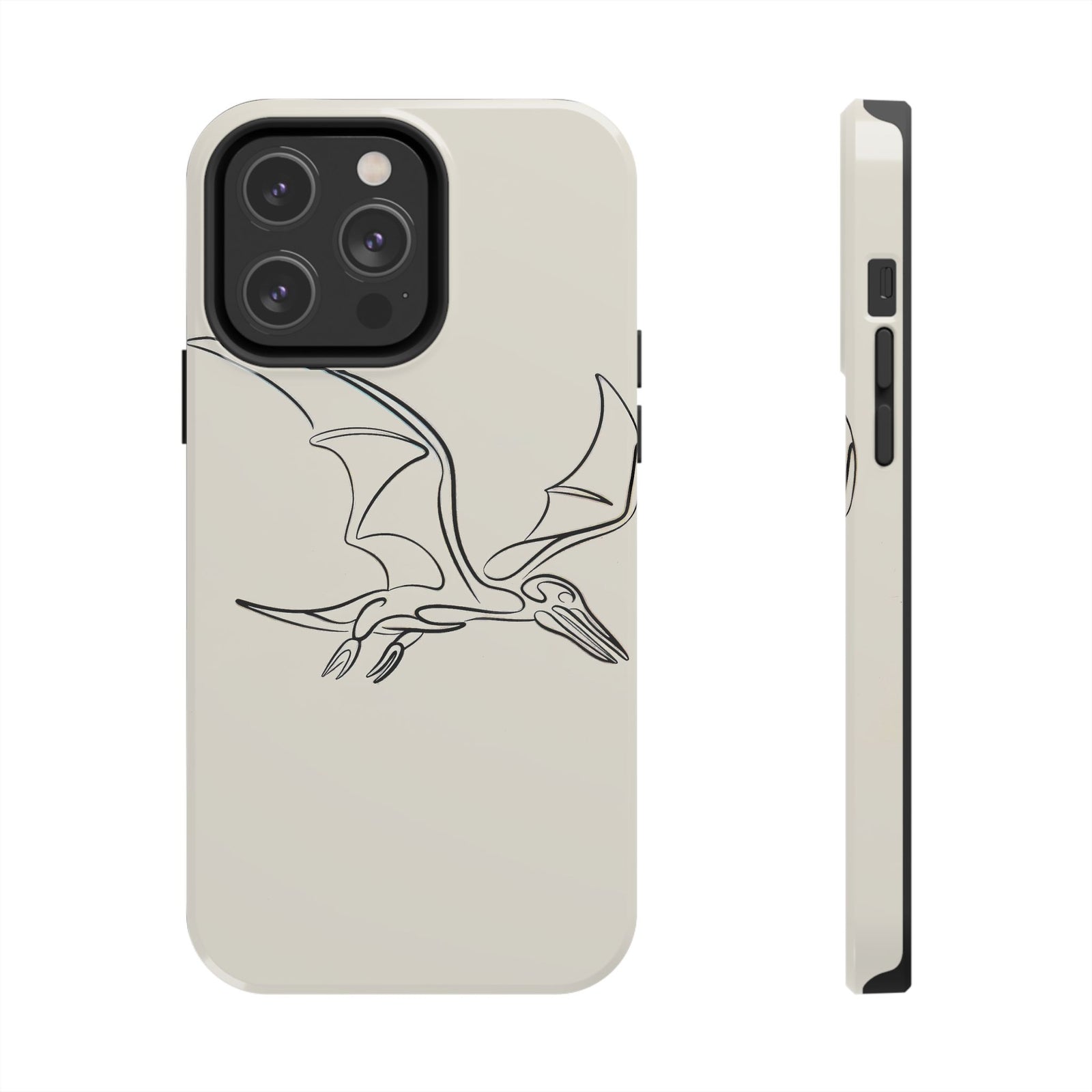 Pterodactyl Glide Art - Dinosaur Phone Case