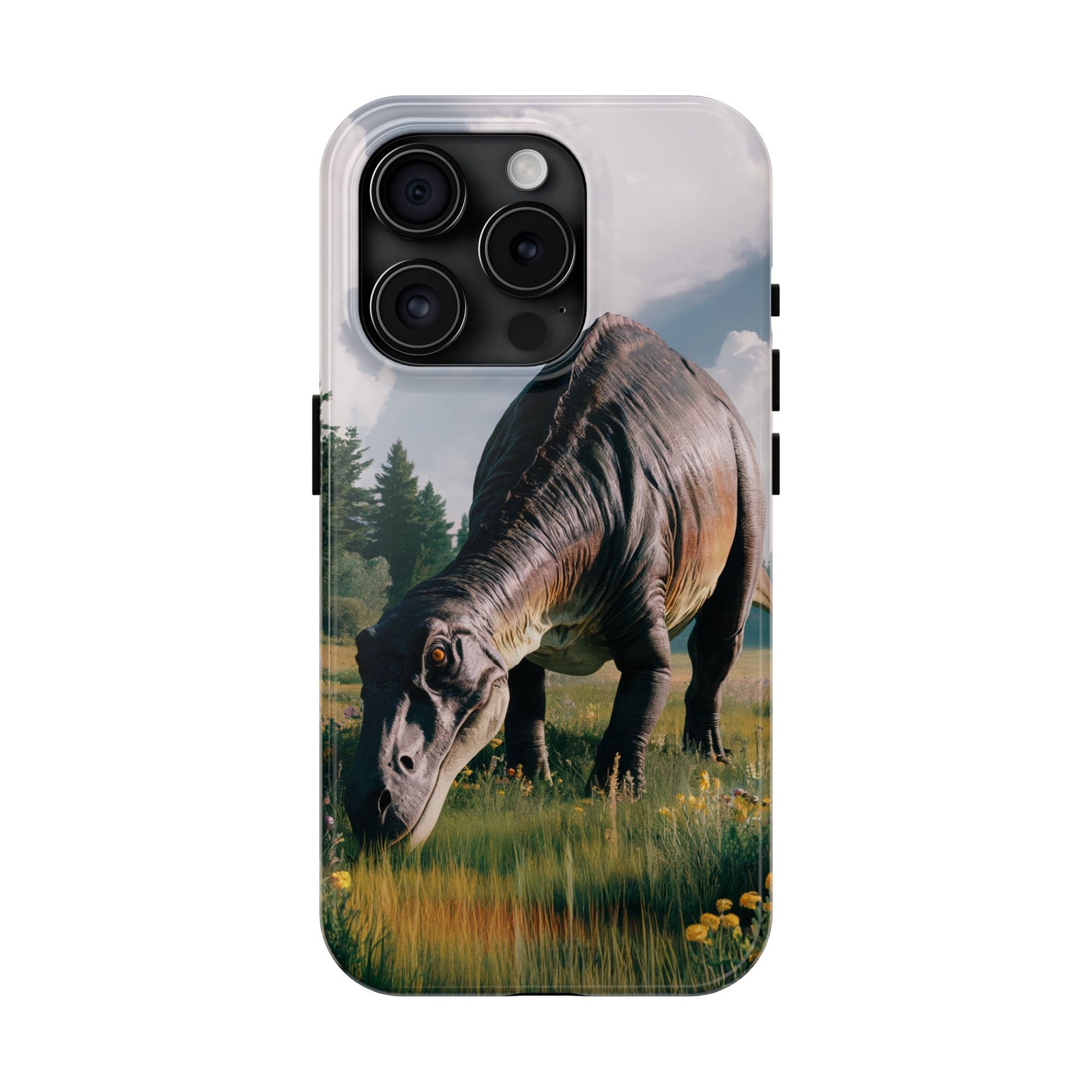 Gentle Giant Grazing - Dinosaur Phone Case