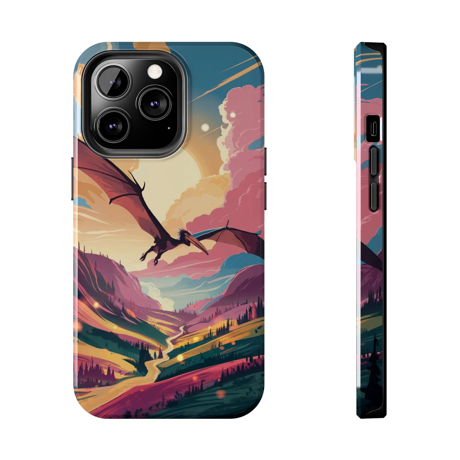 Pteranodon Sky Journey - Dinosaur Phone Case