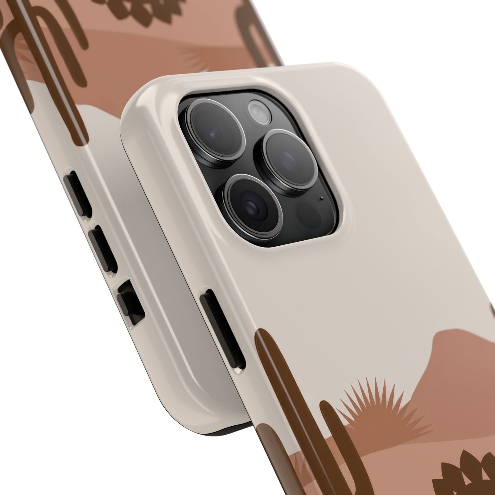 Desert Dino Silhouette - Dinosaur Phone Case