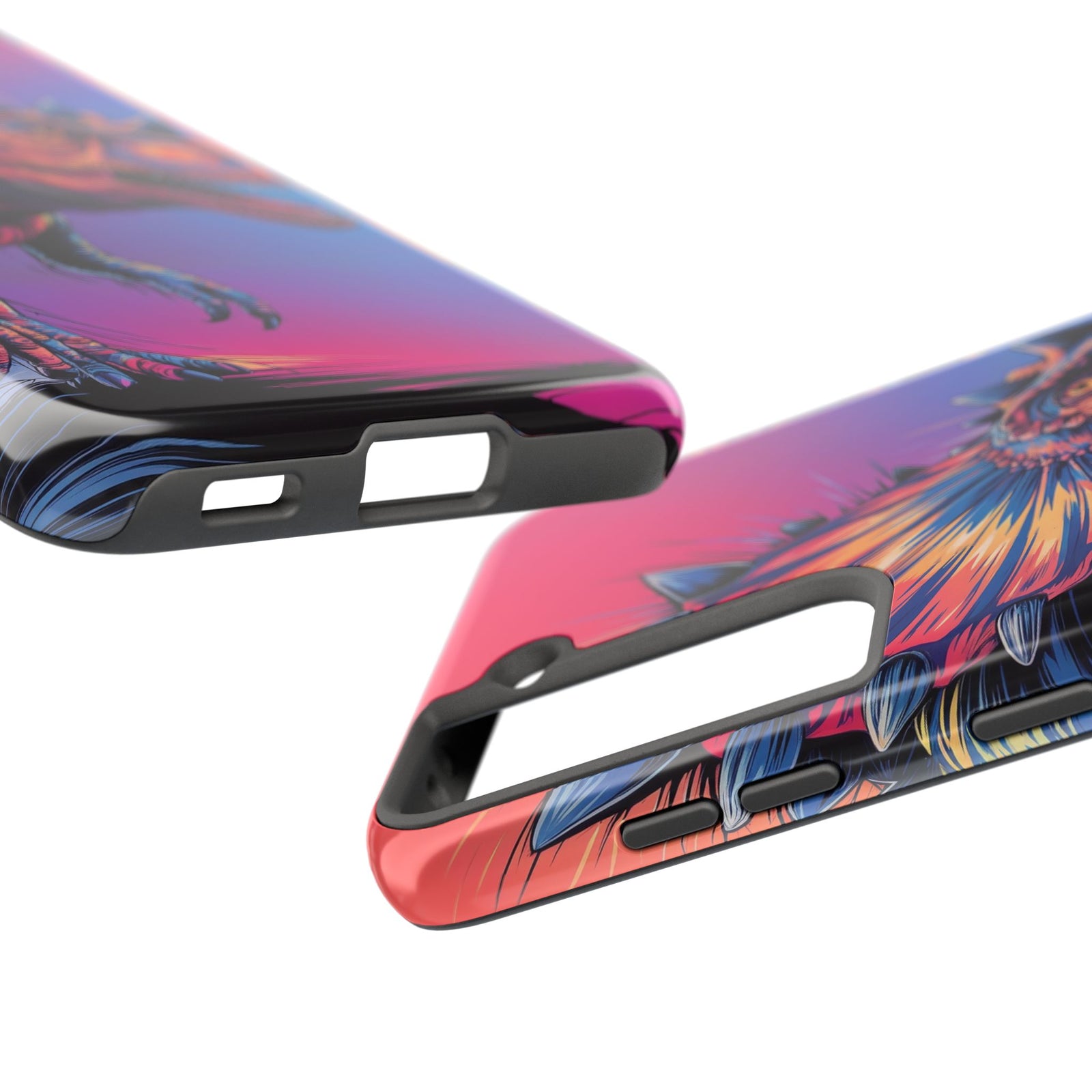 Styracosaurus Neon Roar - Dinosaur Phone Case
