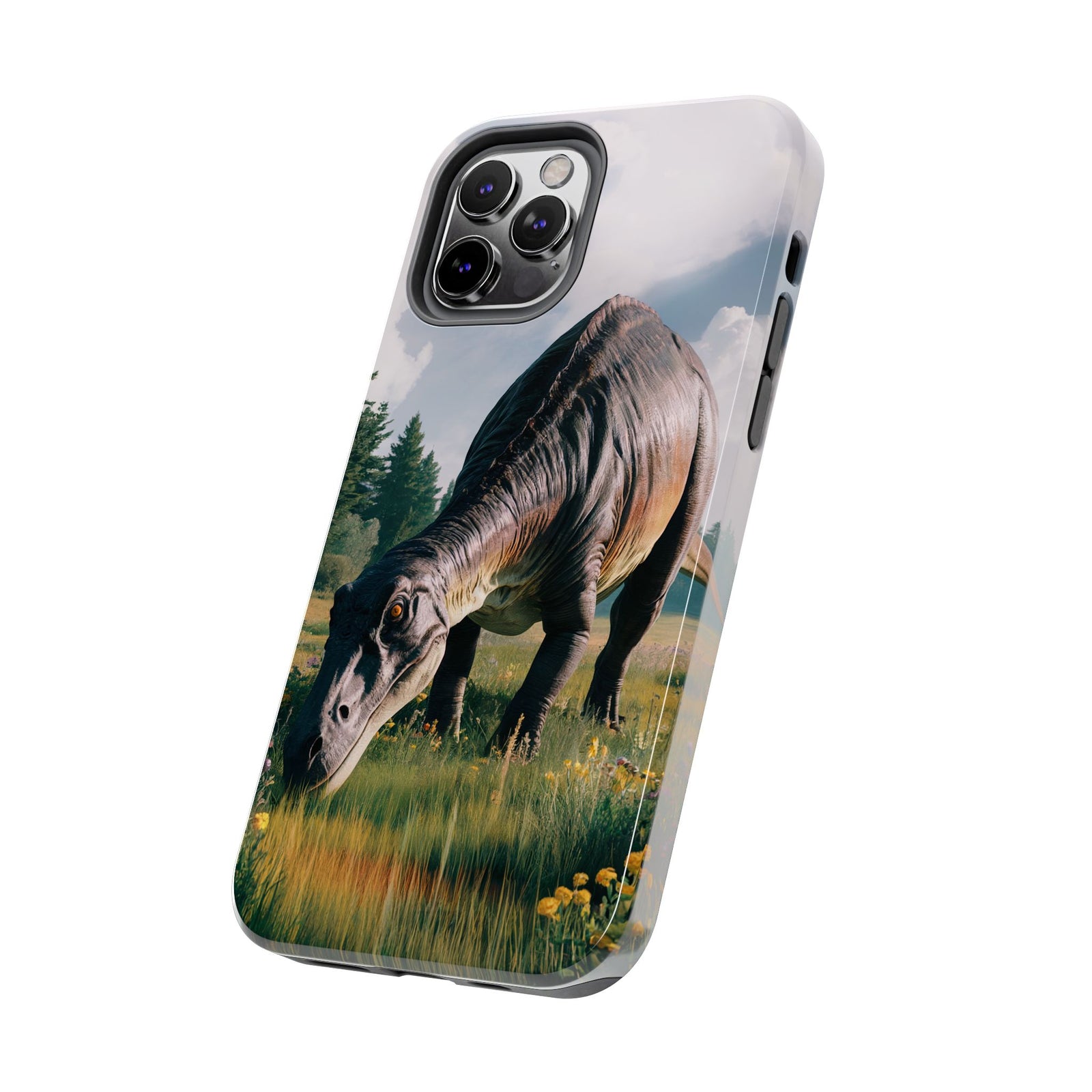 Gentle Giant Grazing - Dinosaur Phone Case