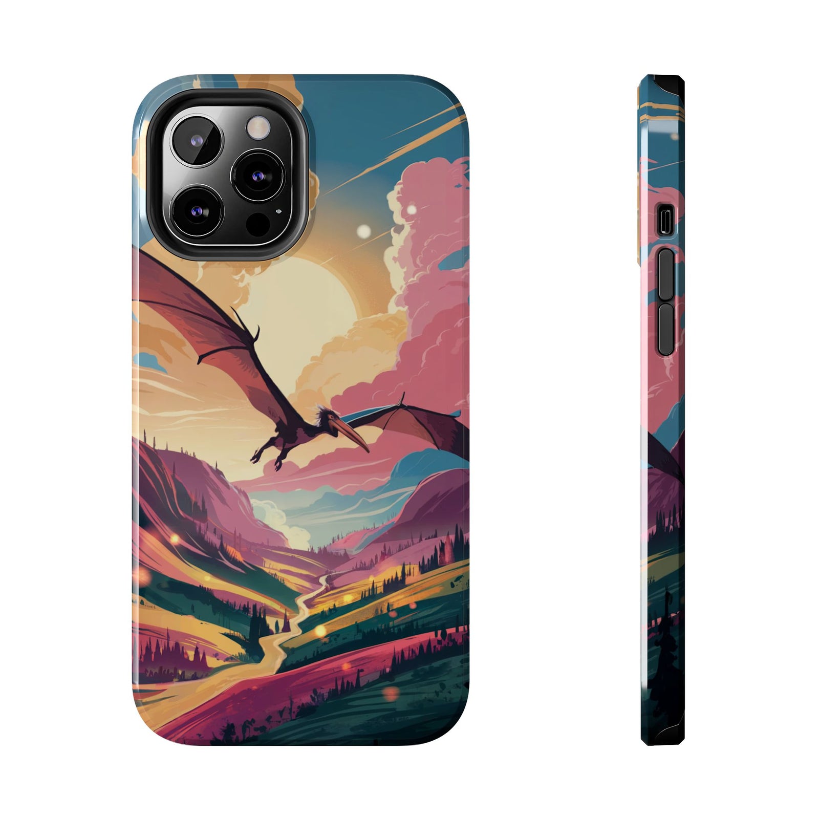 Pteranodon Sky Journey - Dinosaur Phone Case