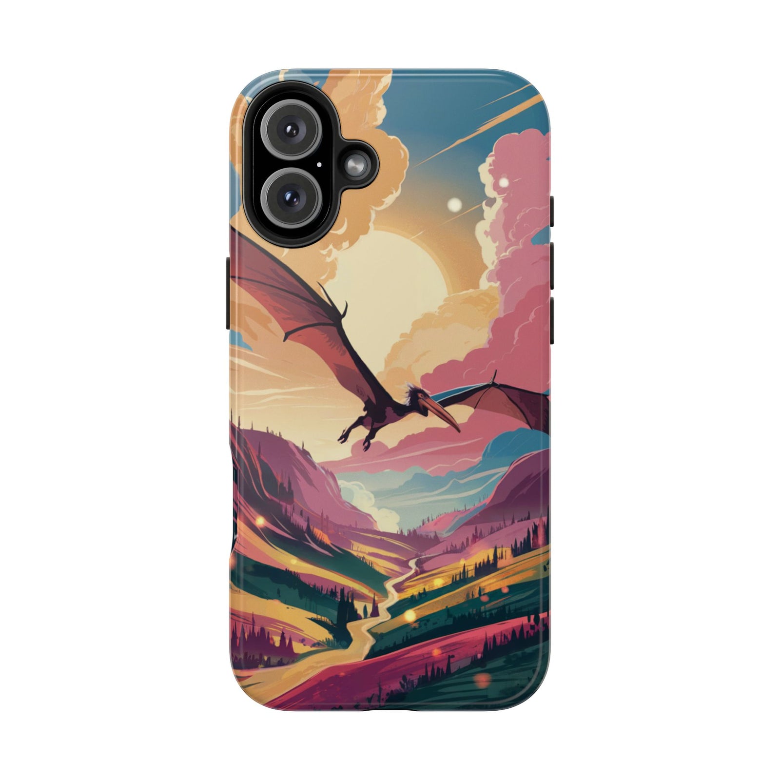 Pteranodon Sky Journey - Dinosaur Phone Case