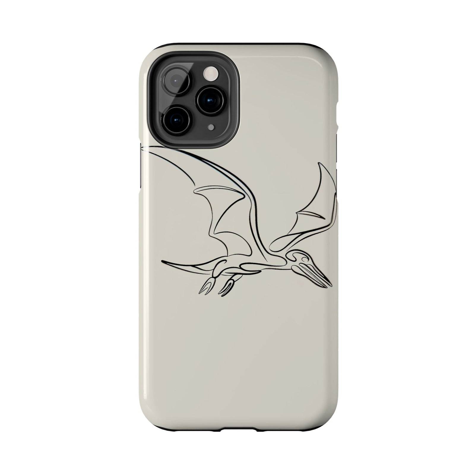 Pterodactyl Glide Art - Dinosaur Phone Case