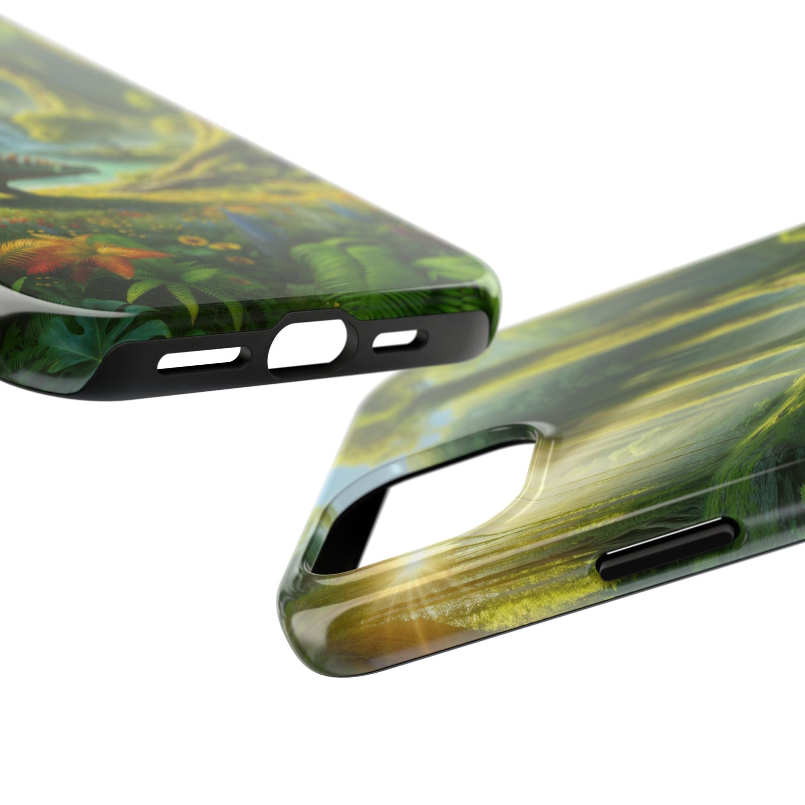 Stegosaurus Paradise Adventure - Dinosaur Phone Case