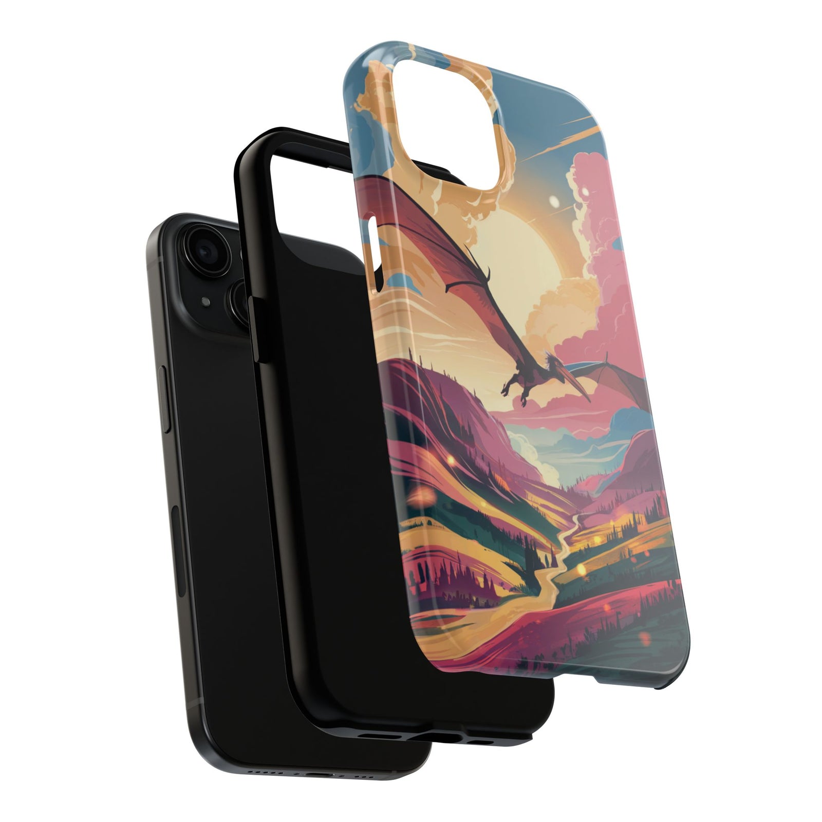 Pteranodon Sky Journey - Dinosaur Phone Case
