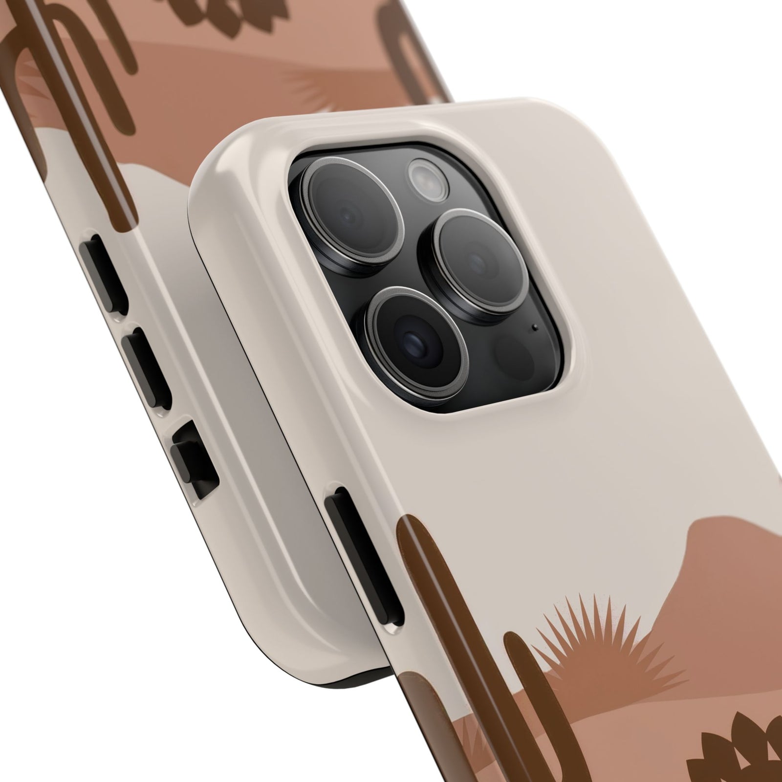 Desert Dino Silhouette - Dinosaur Phone Case