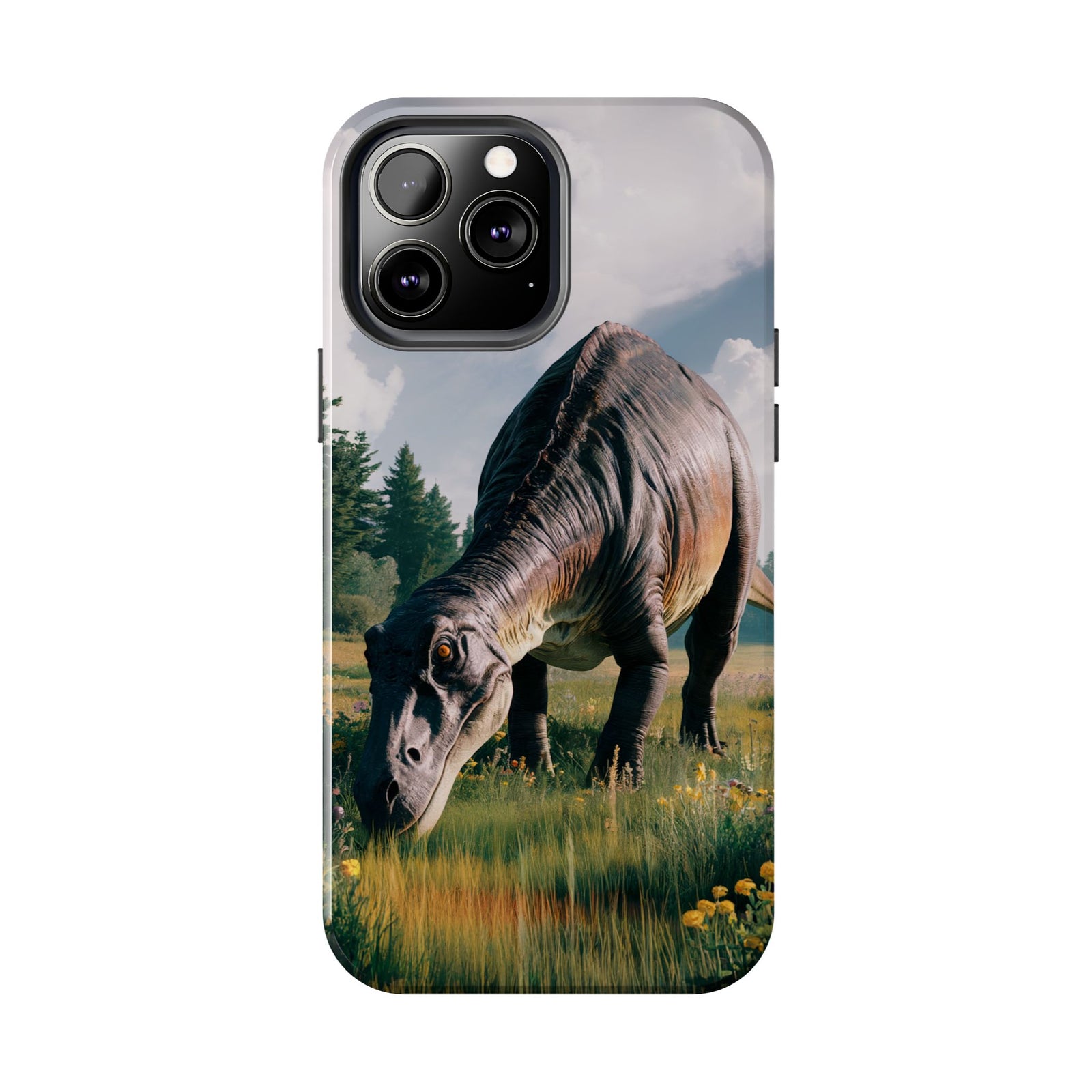 Gentle Giant Grazing - Dinosaur Phone Case