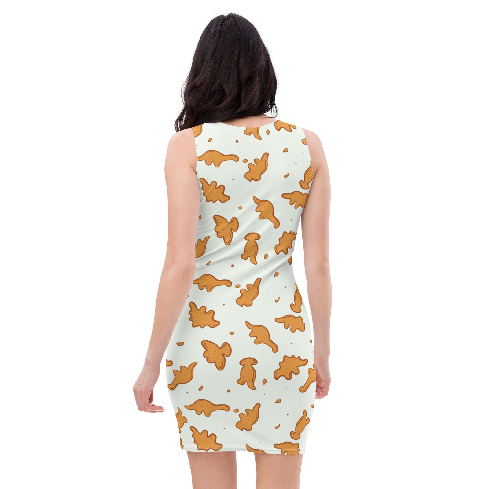 Dinosaur Nuggies - Women's Bodycon Dress