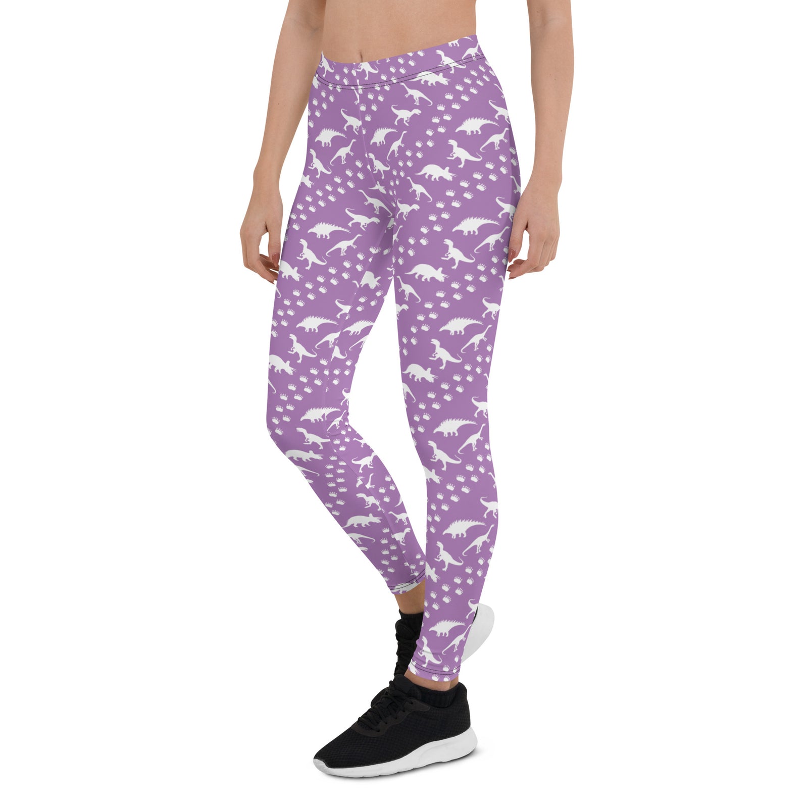 Purple Dinos - Dinosaur Leggings
