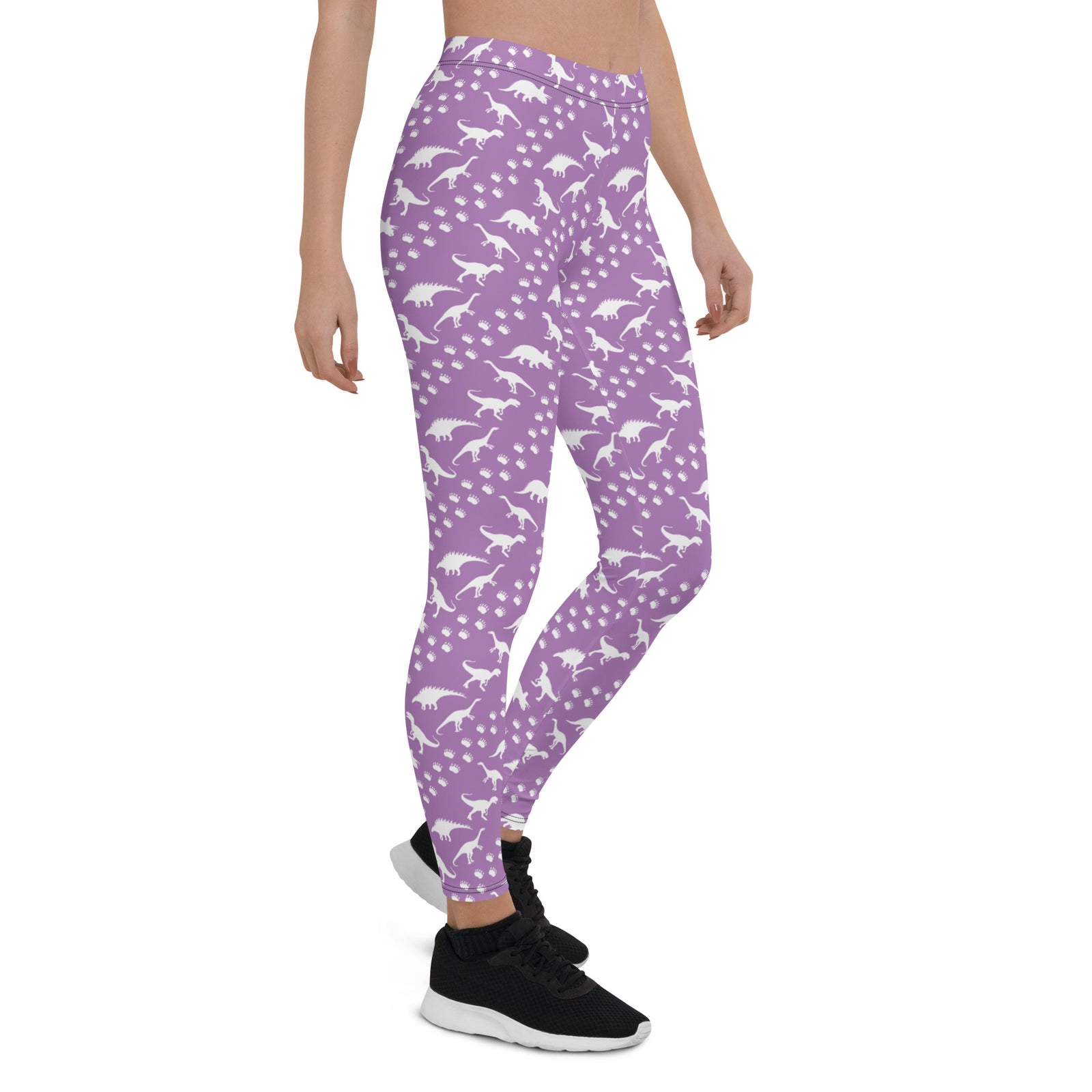 Purple Dinos - Dinosaur Leggings