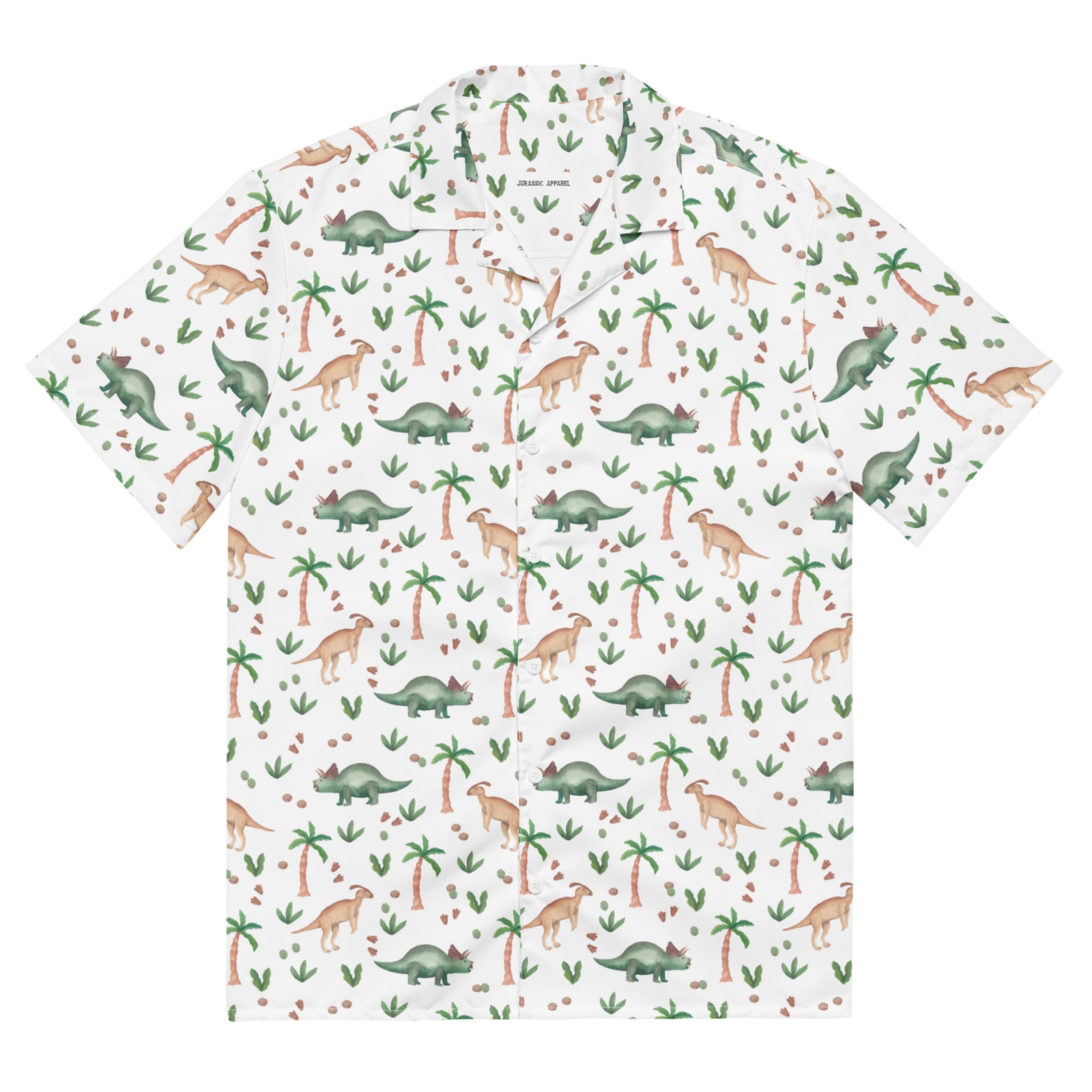 Coconuts & Palms - Dinosaur Hawaiian Shirt