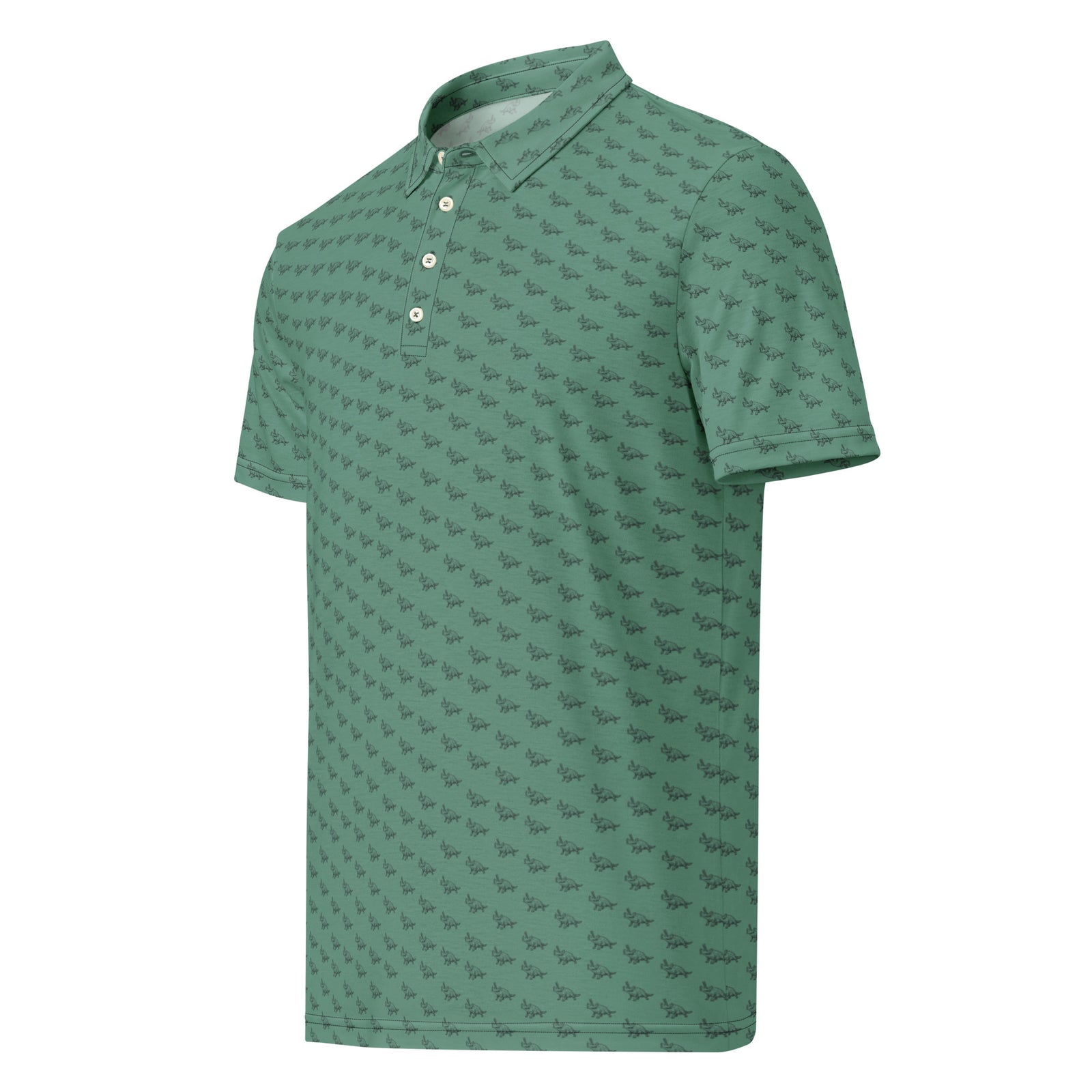 Triceratops - Dinosaur Slim Fit Polo