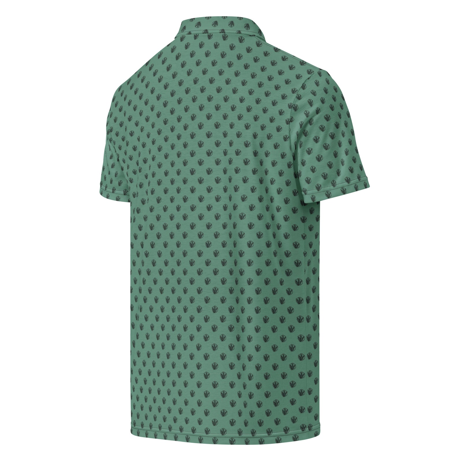 Dino Footprints - Dinosaur Slim Fit Polo