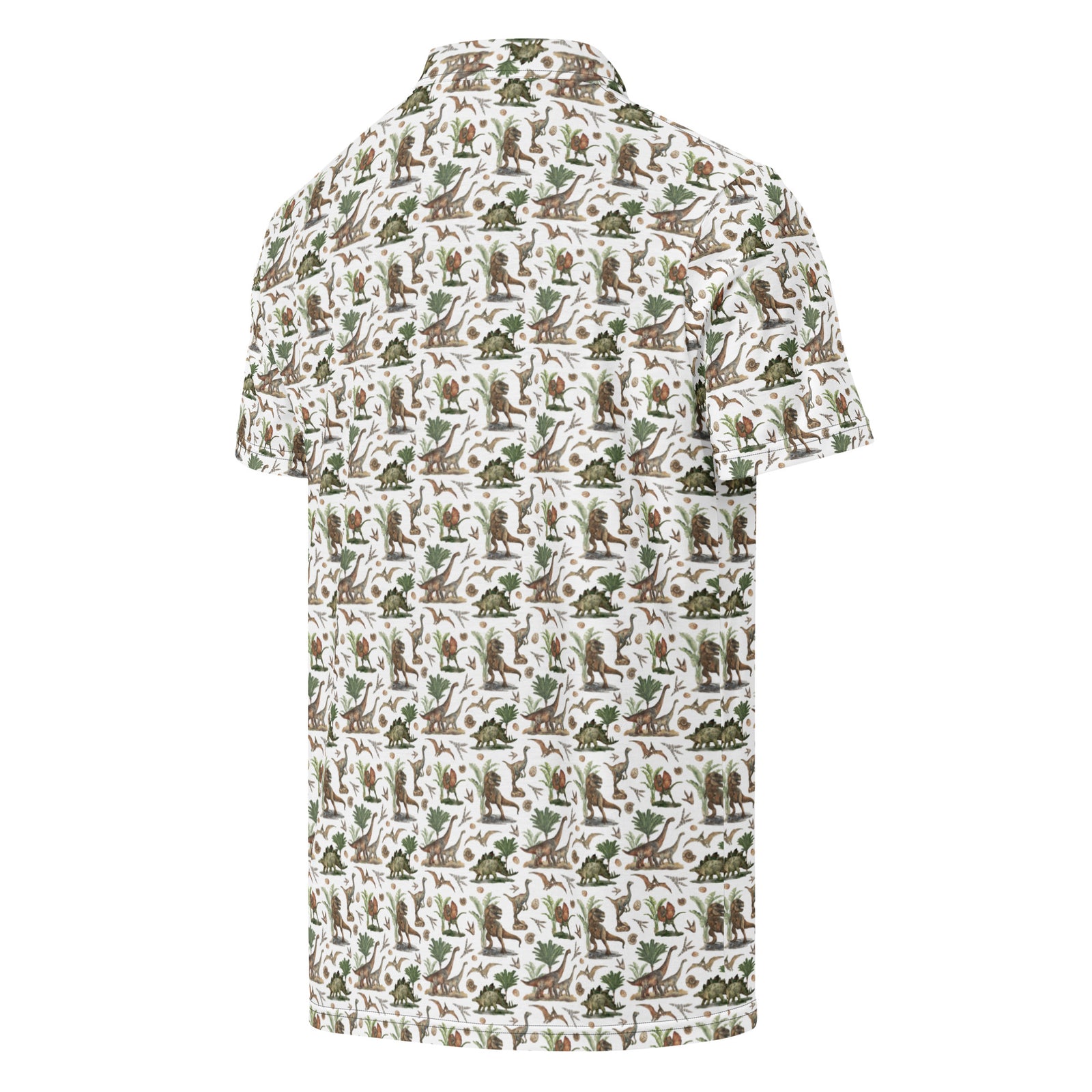 Realistic Dinos - Dinosaur Slim Fit Polo