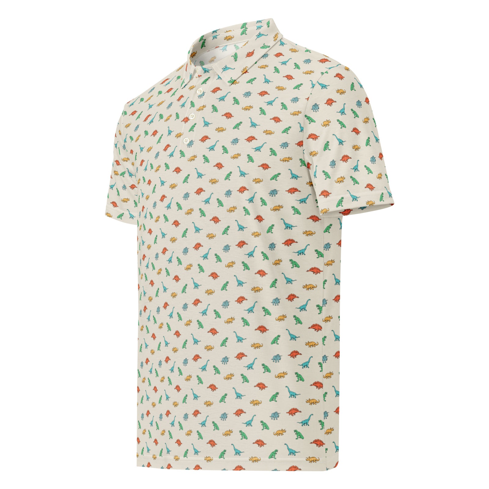 Colorful Dino's - Dinosaur Slim Fit Polo