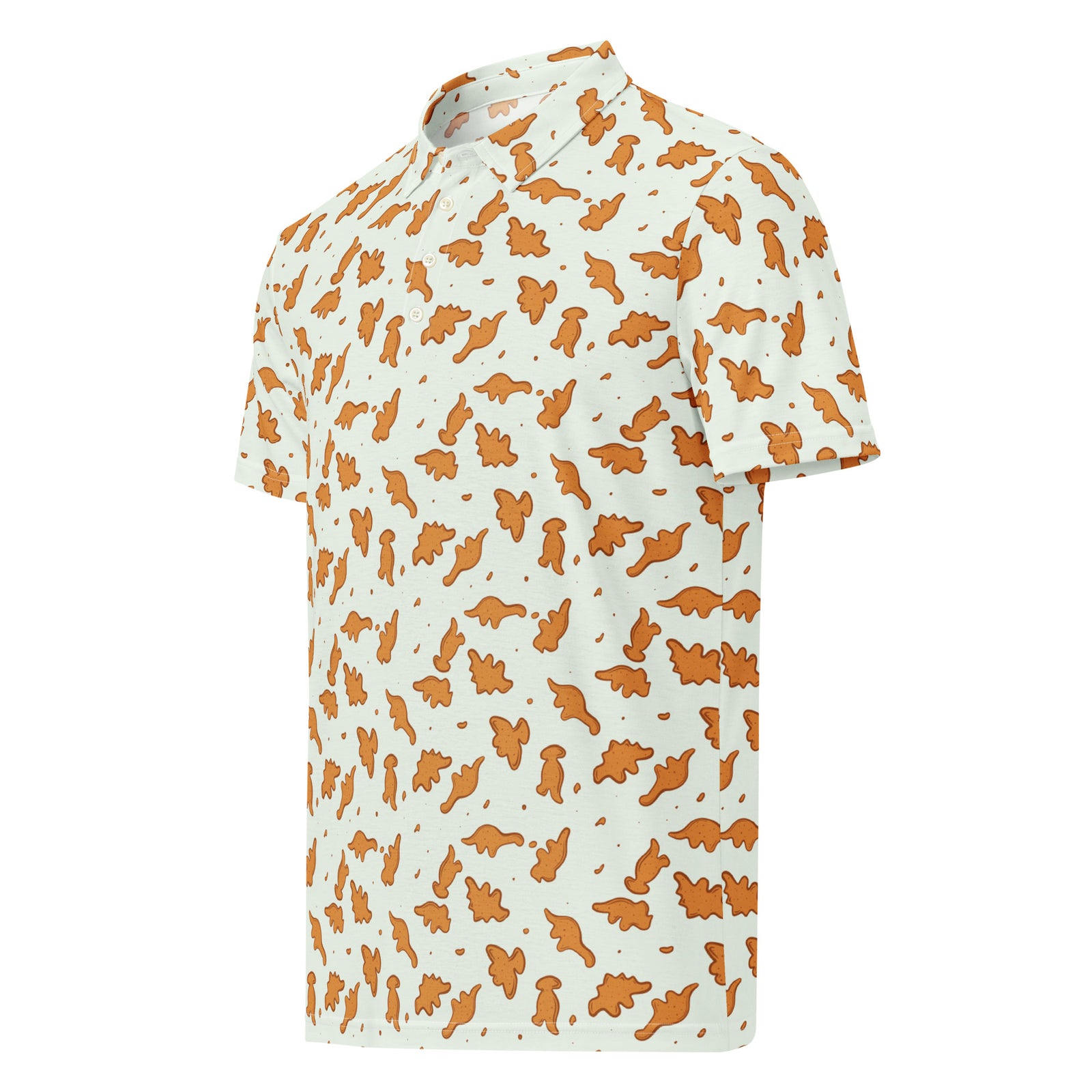 Dino Nuggies - Dinosaur Slim Fit Polo