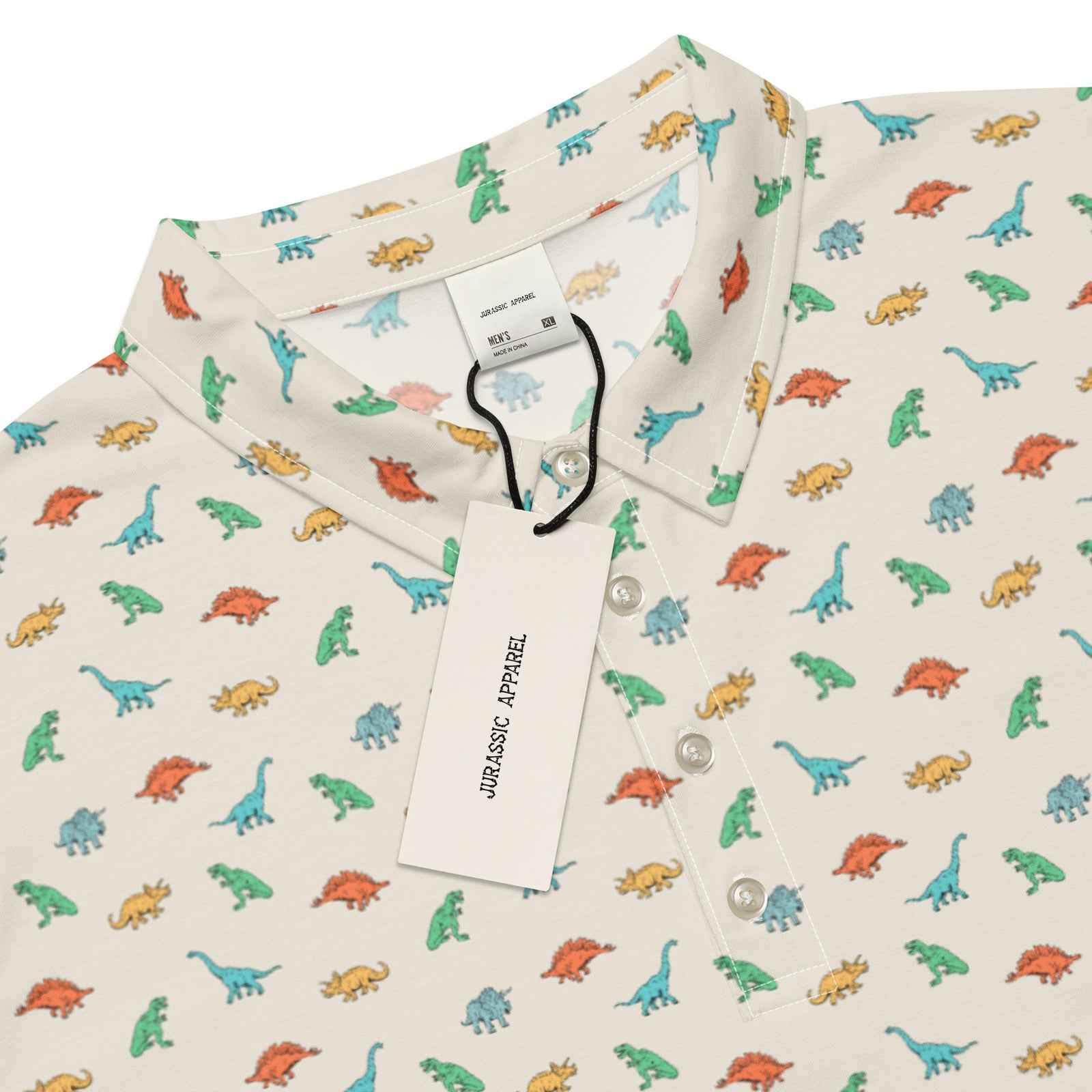 Colorful Dino's - Dinosaur Slim Fit Polo