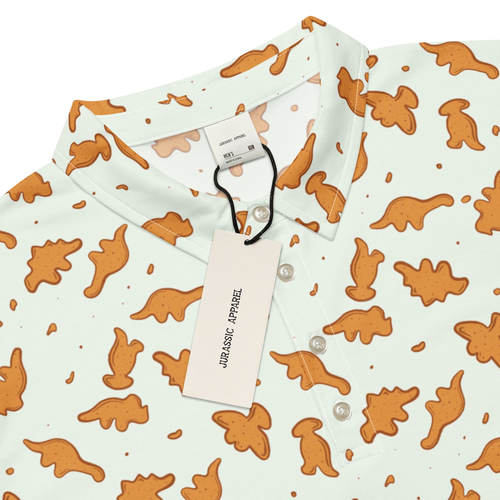 Dino Nuggies - Dinosaur Slim Fit Polo