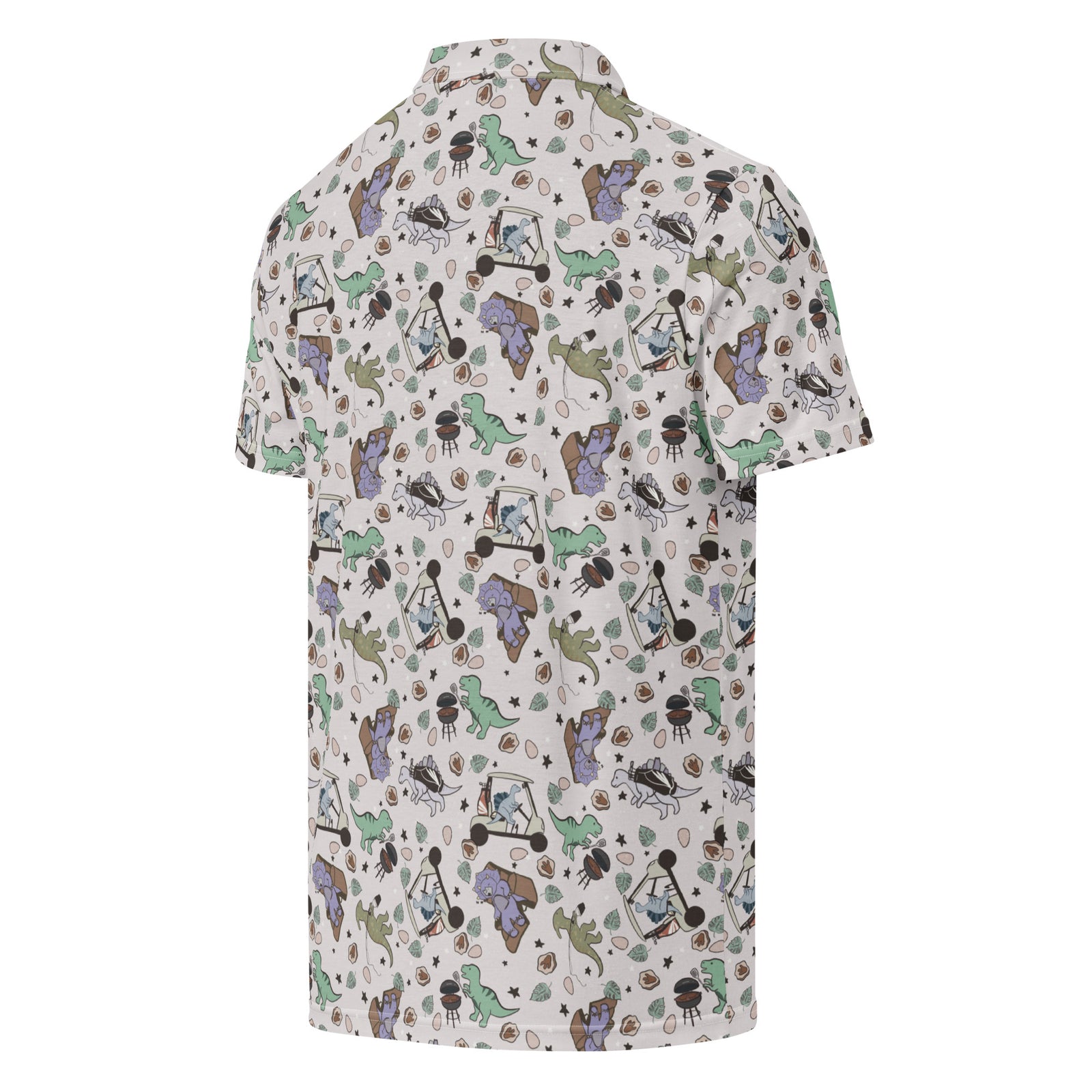 Dino Dad - Dinosaur Slim Fit Polo
