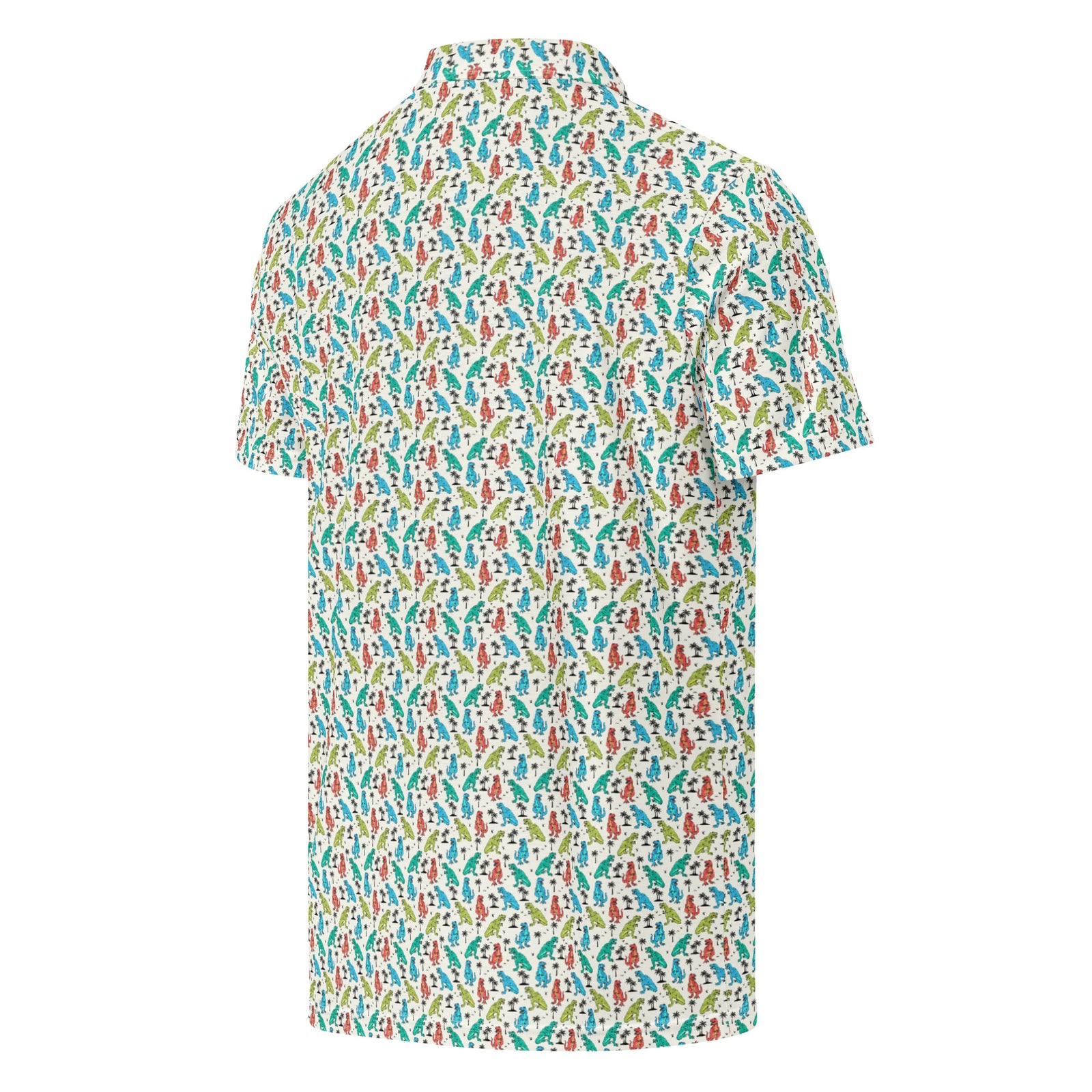 T-Rex Vacation - Dinosaur Slim Fit Polo