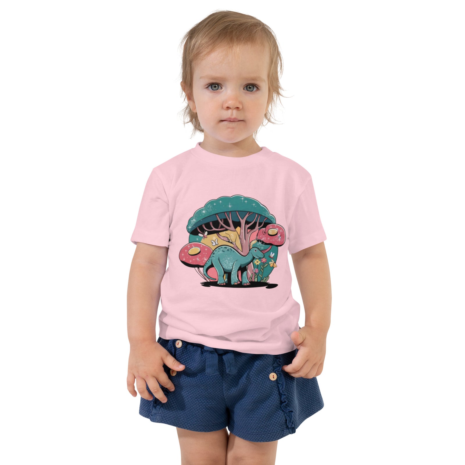Abstract Dino Forest - Toddler Dinosaur T-Shirt