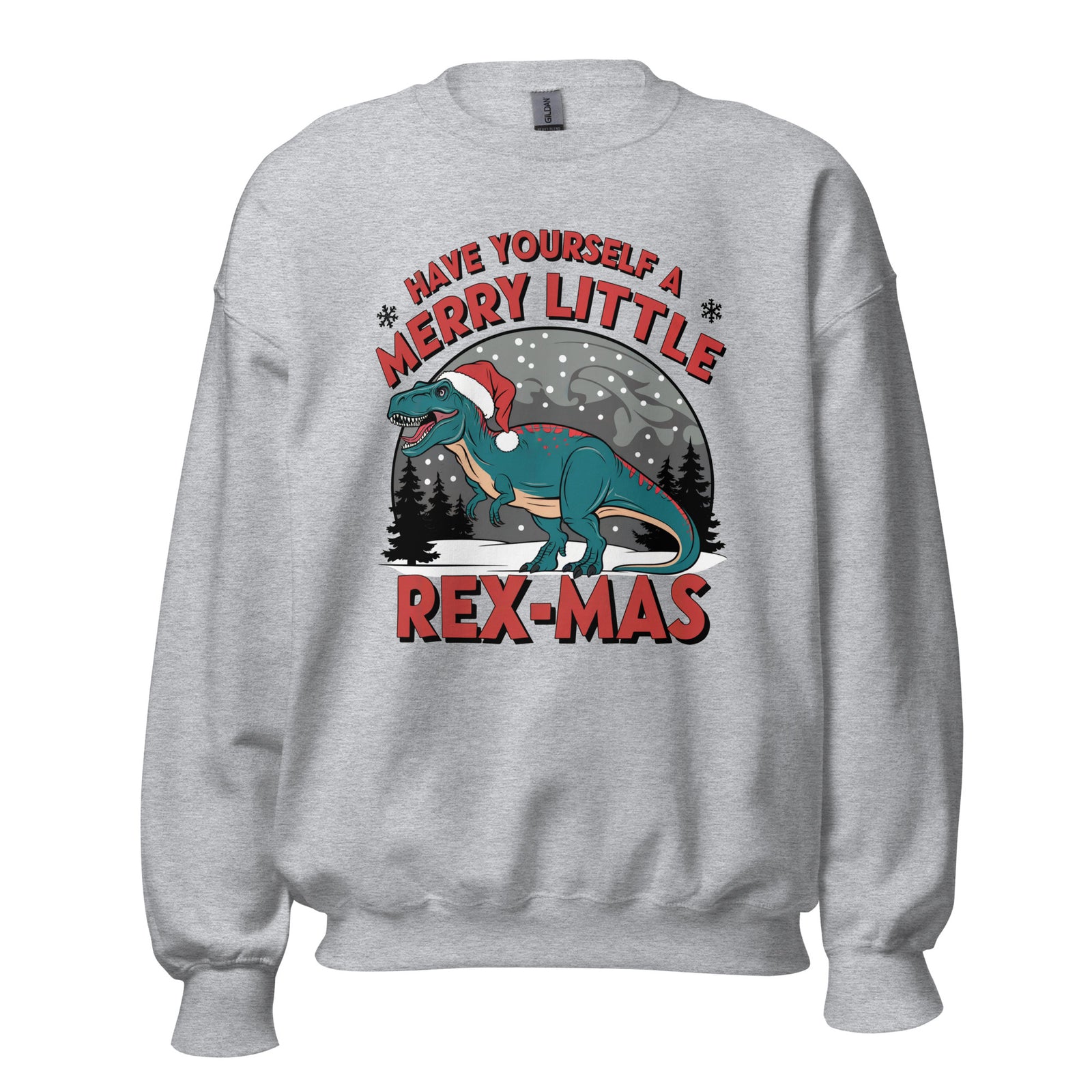 Merry Little Rexmas - Dinosaur Sweatshirt
