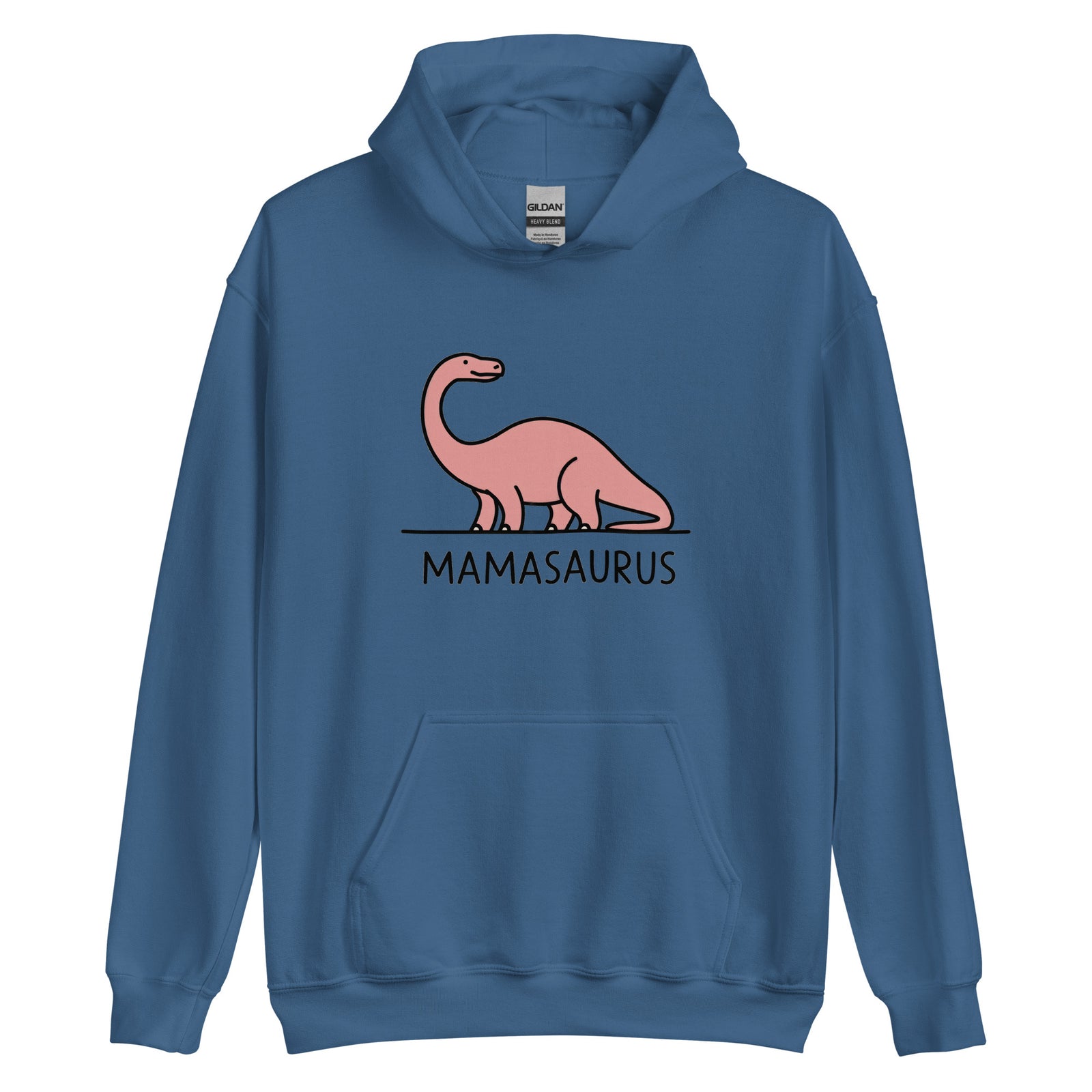 Simple Brontosaurus Mamasaurus - Women's Dinosaur Hoodie