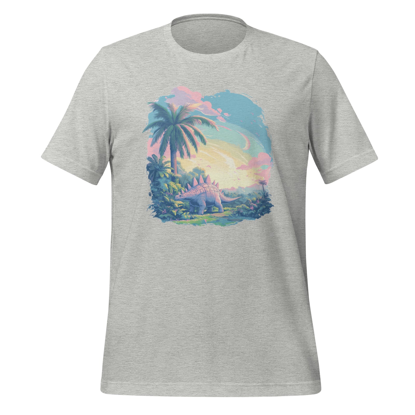 Serene Pastel Stegosaurus - Dinosaur T-Shirt