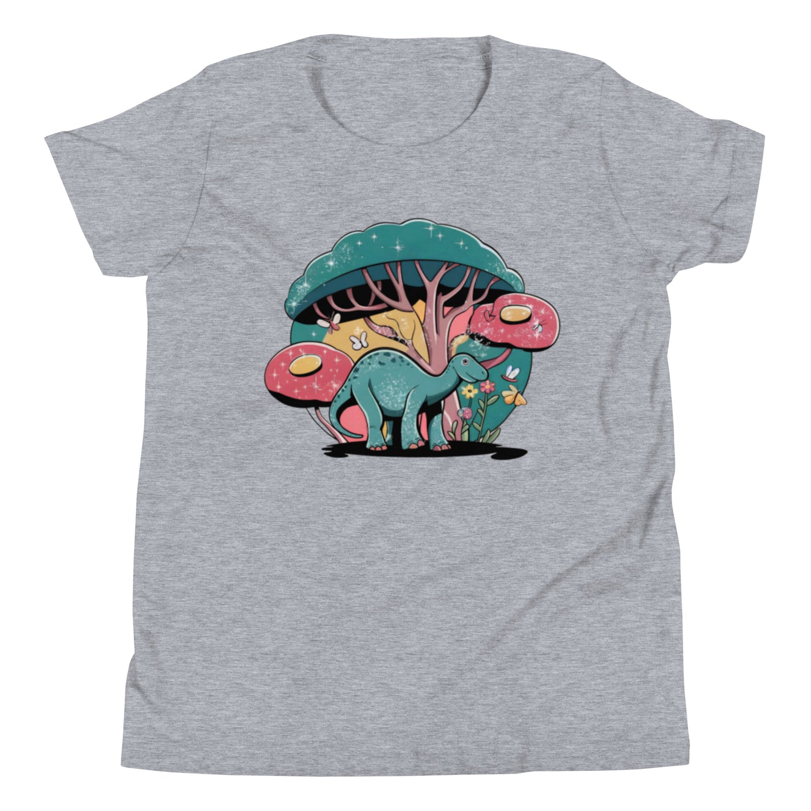Abstract Dino Forest - Youth Dinosaur T-Shirt