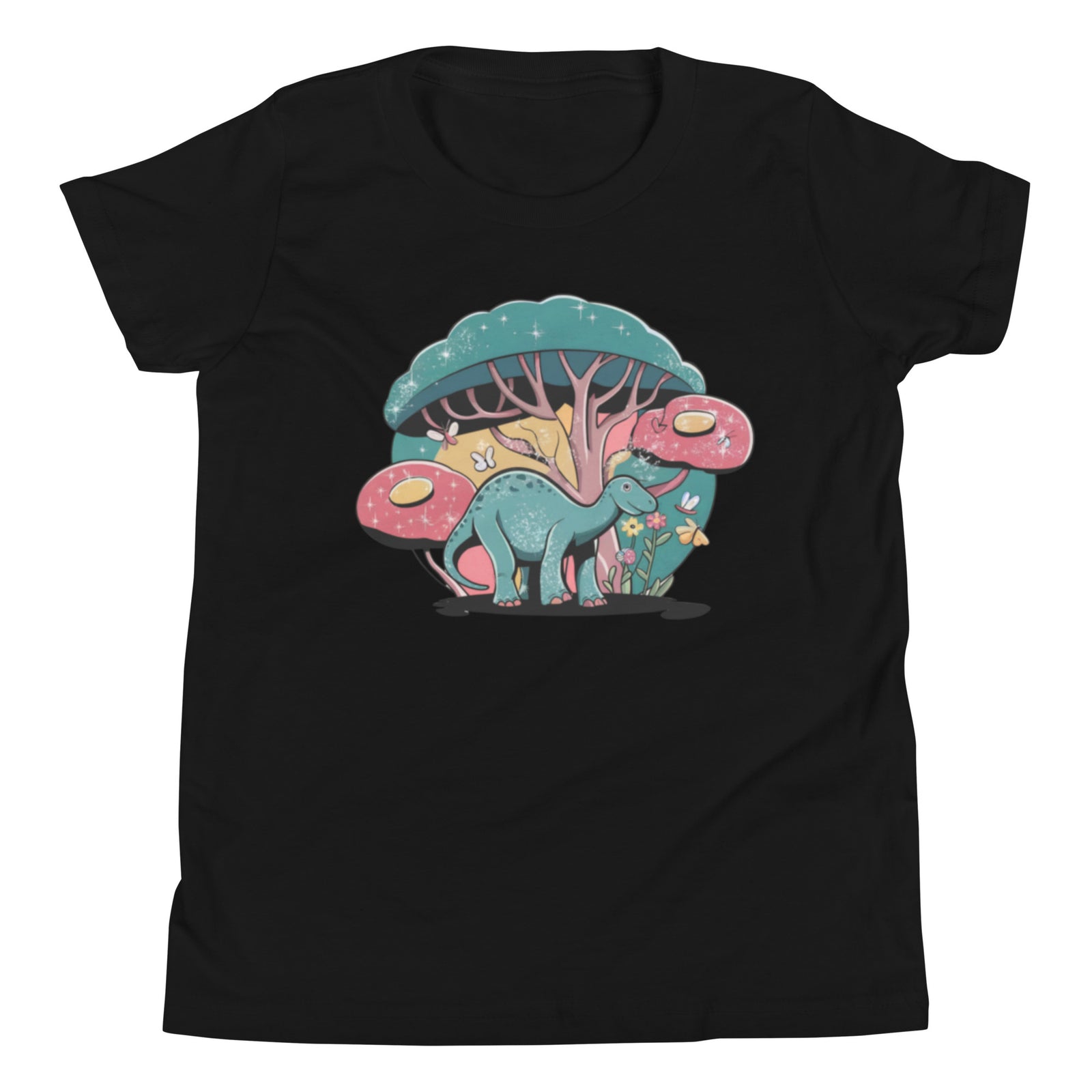 Abstract Dino Forest - Youth Dinosaur T-Shirt