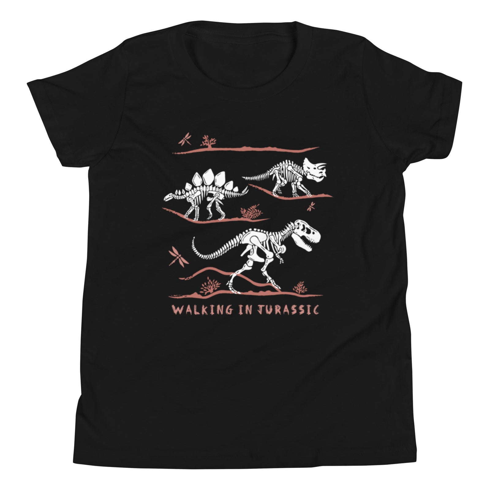 Walking in the Jurassic - Kids Dinosaur Shirt