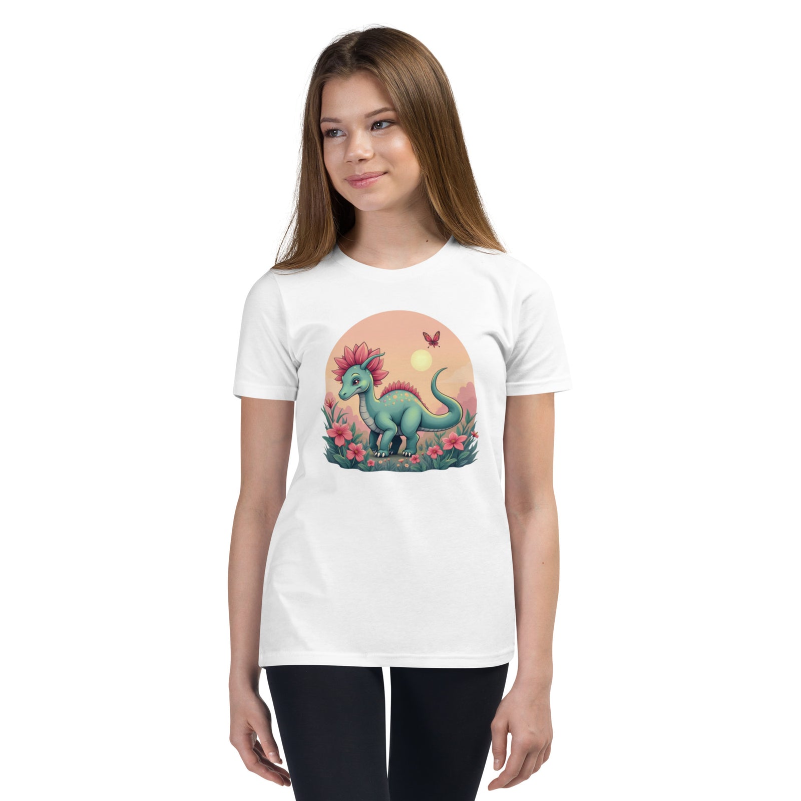 Dinosaur Fairyland - Girls Youth Dinosaur T-Shirt