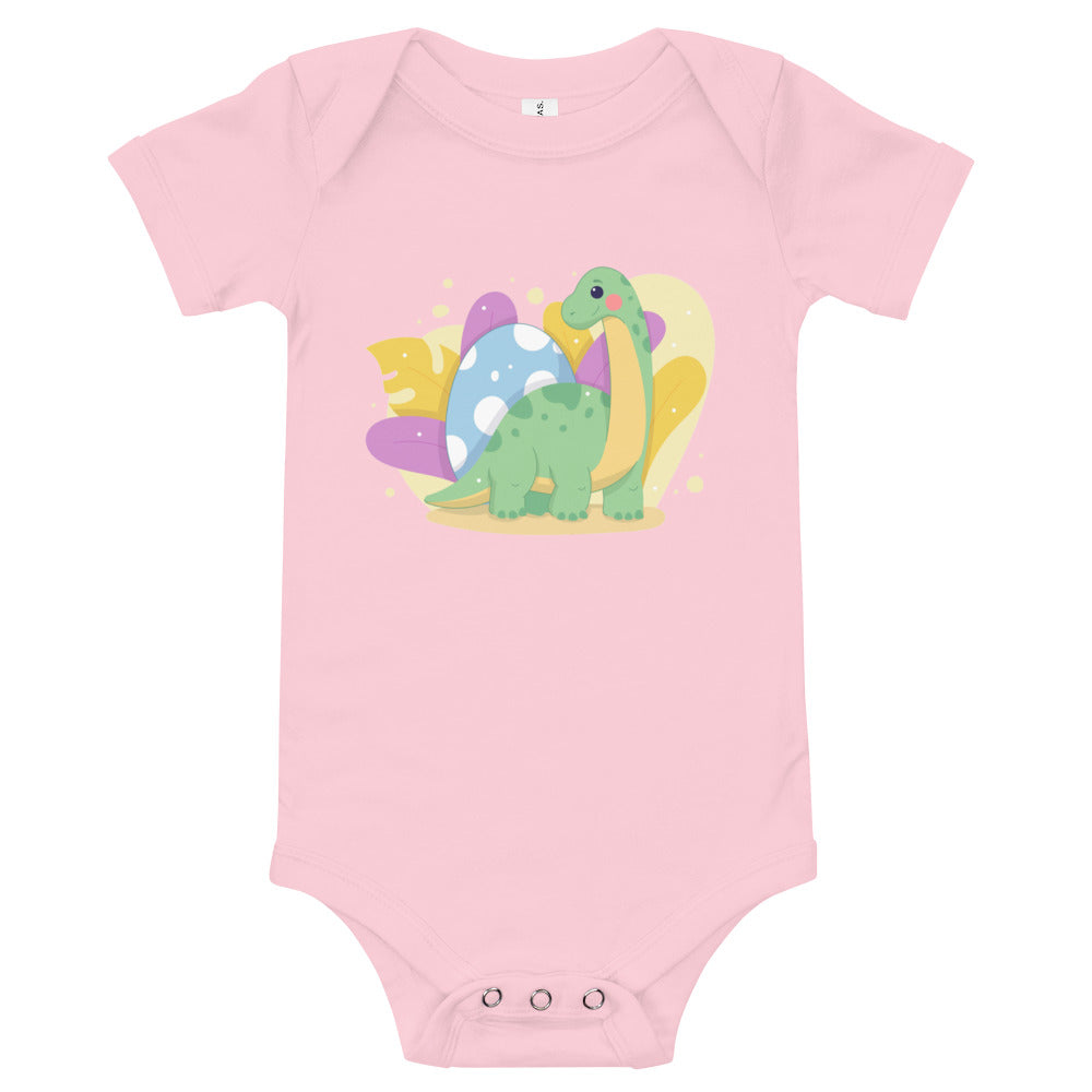 Baby Brontosaurus - Baby Dinosaur Bodysuit
