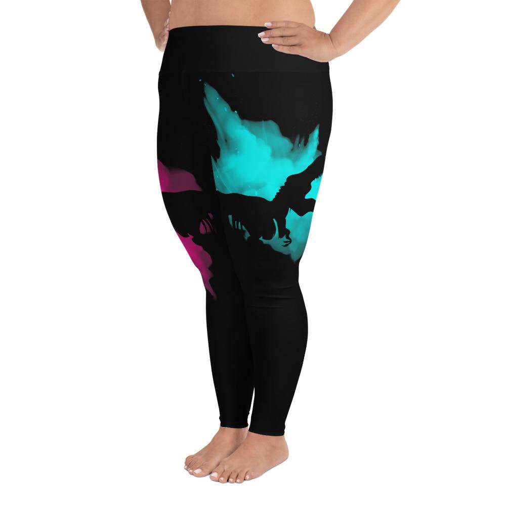 Dinosaur Leggings For Plus Sizes