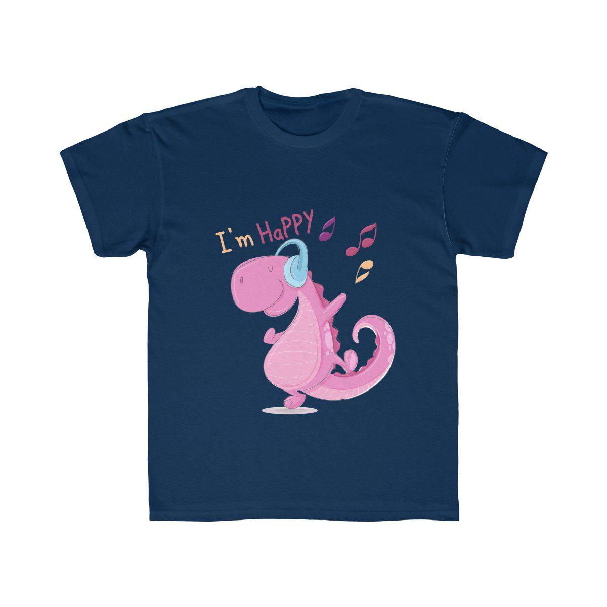 Blue Girls Dinosaur Shirt