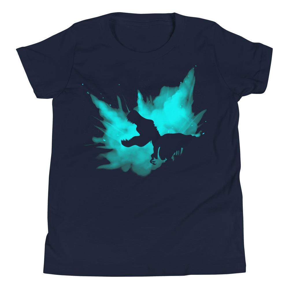 Blue Boys Dinosaur Shirt