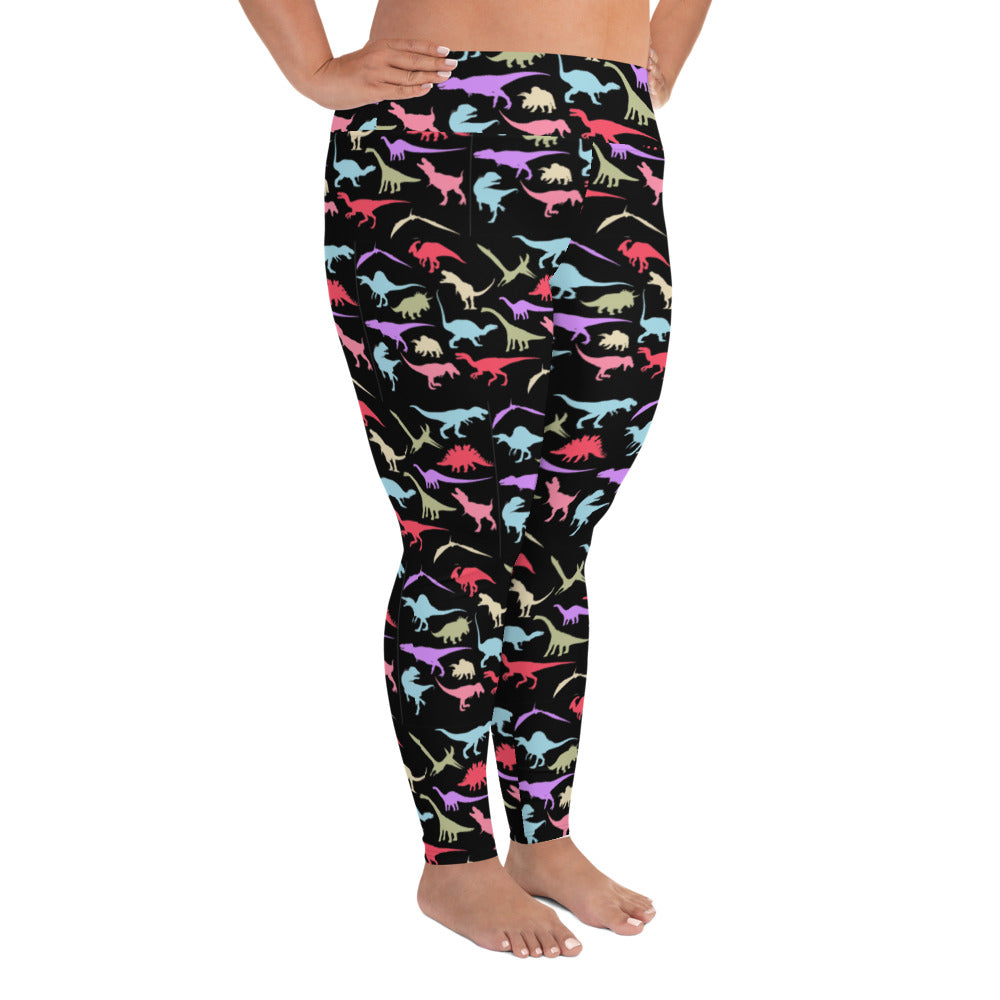 Dinosaur Leggings For Plus Sizes