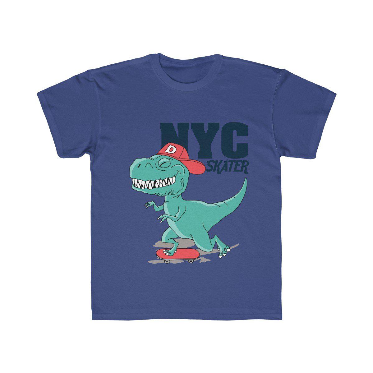 Blue Dinosaur Shirt For Boys
