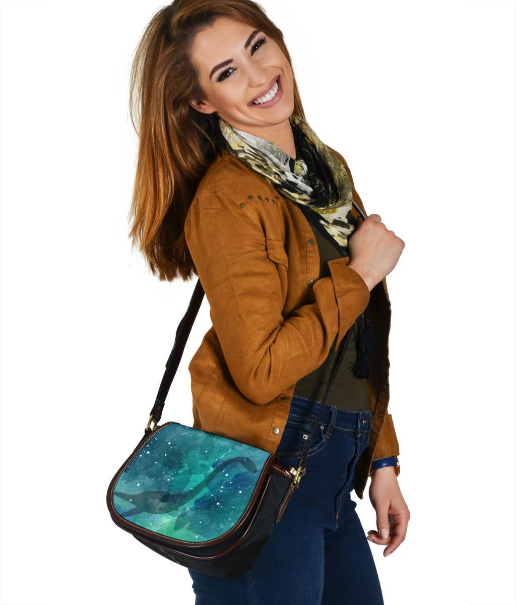 Watercolor Plesiosaur - Dinosaur Purse