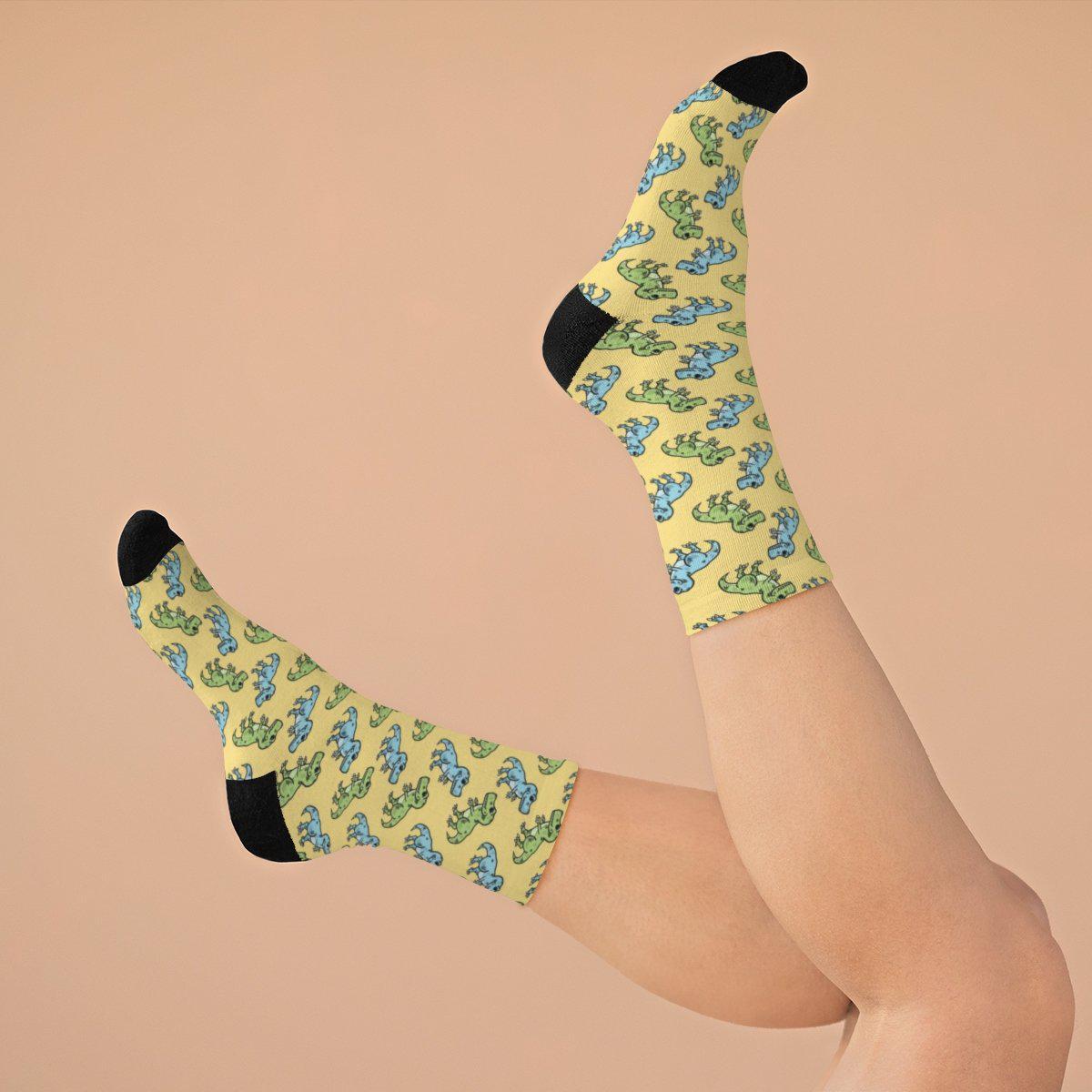 Dinosaur Socks Womens