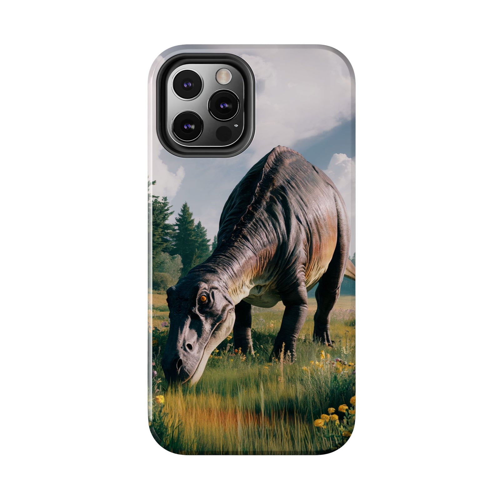 Gentle Giant Grazing - Dinosaur Phone Case