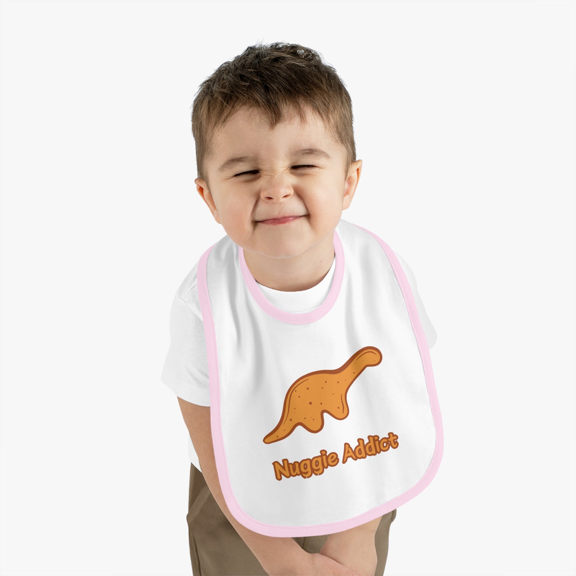 Nuggie Addict - Dinosaur Bib