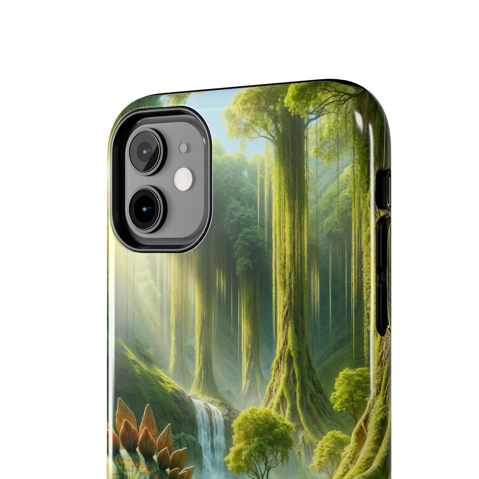 Stegosaurus Paradise Adventure - Dinosaur Phone Case