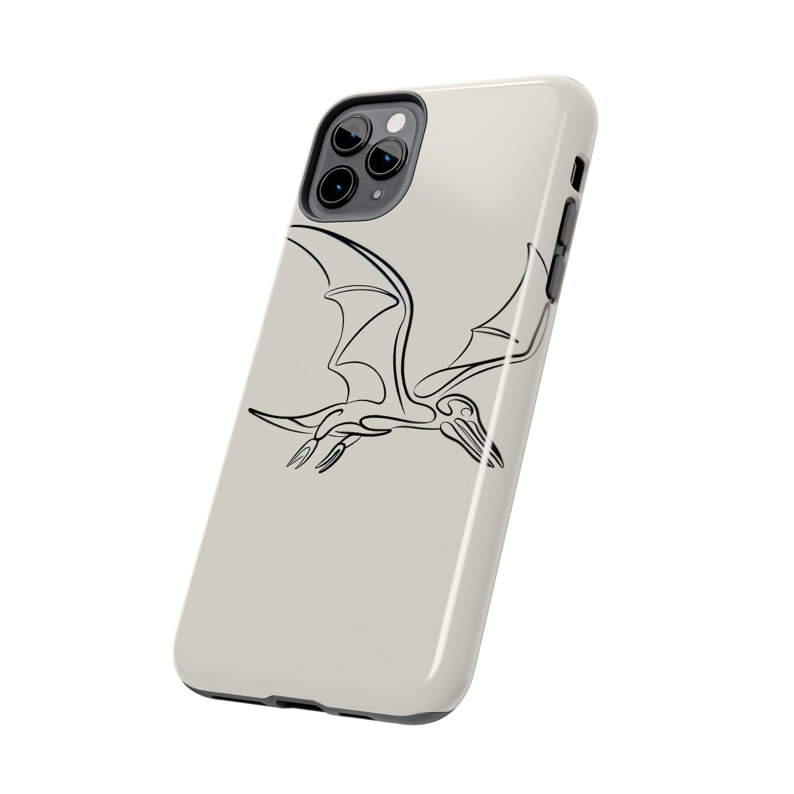Pterodactyl Glide Art - Dinosaur Phone Case