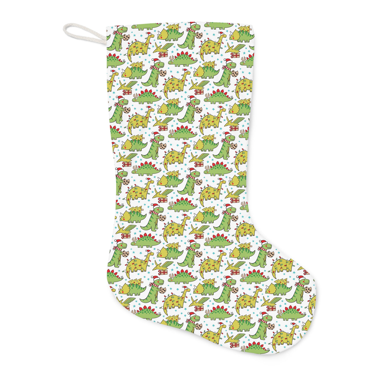 Cookies &amp; Trees - Christmas Dinosaur Stocking